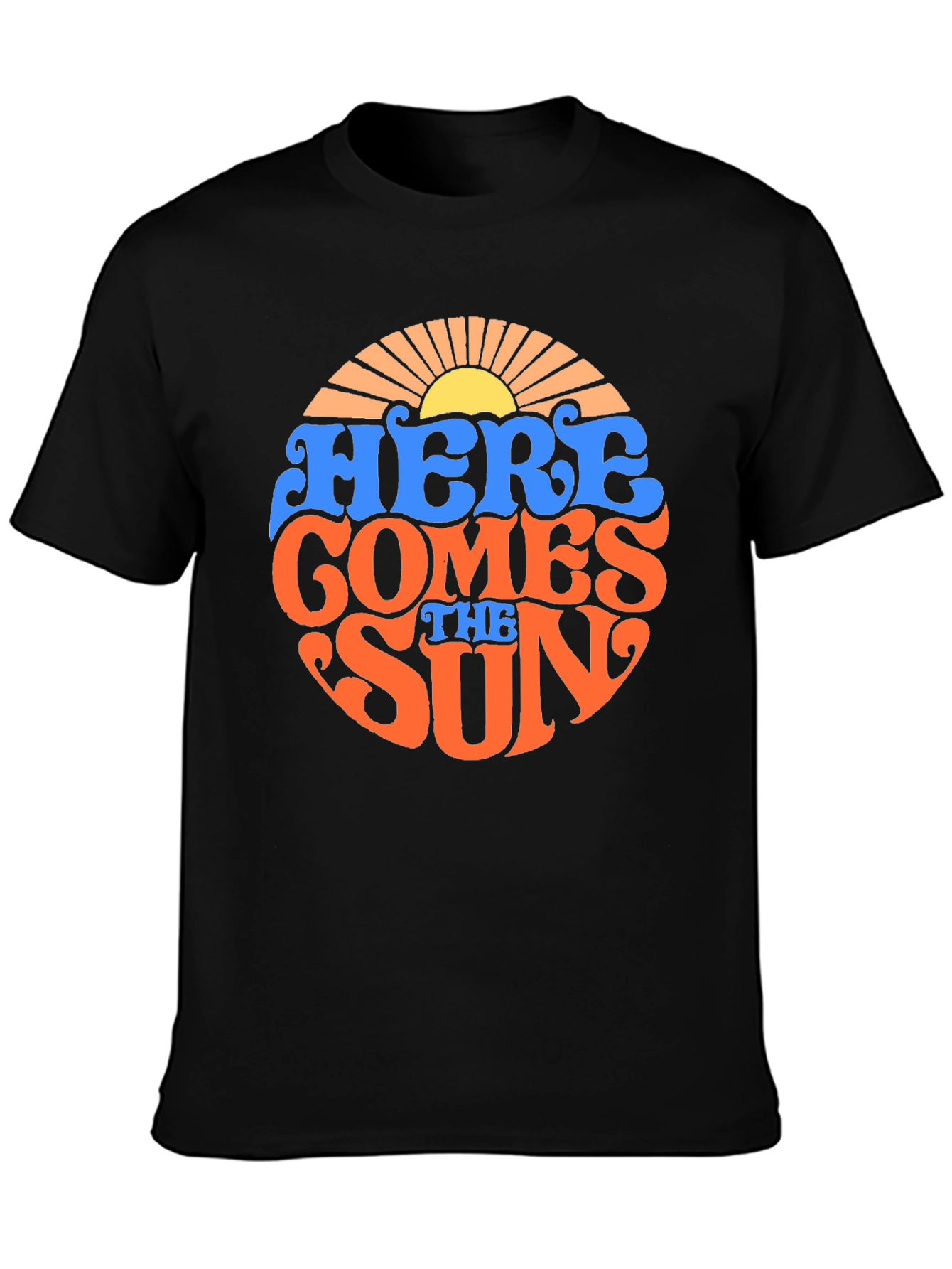 Retro Here Comes the Sun Graphic T-Shirt
