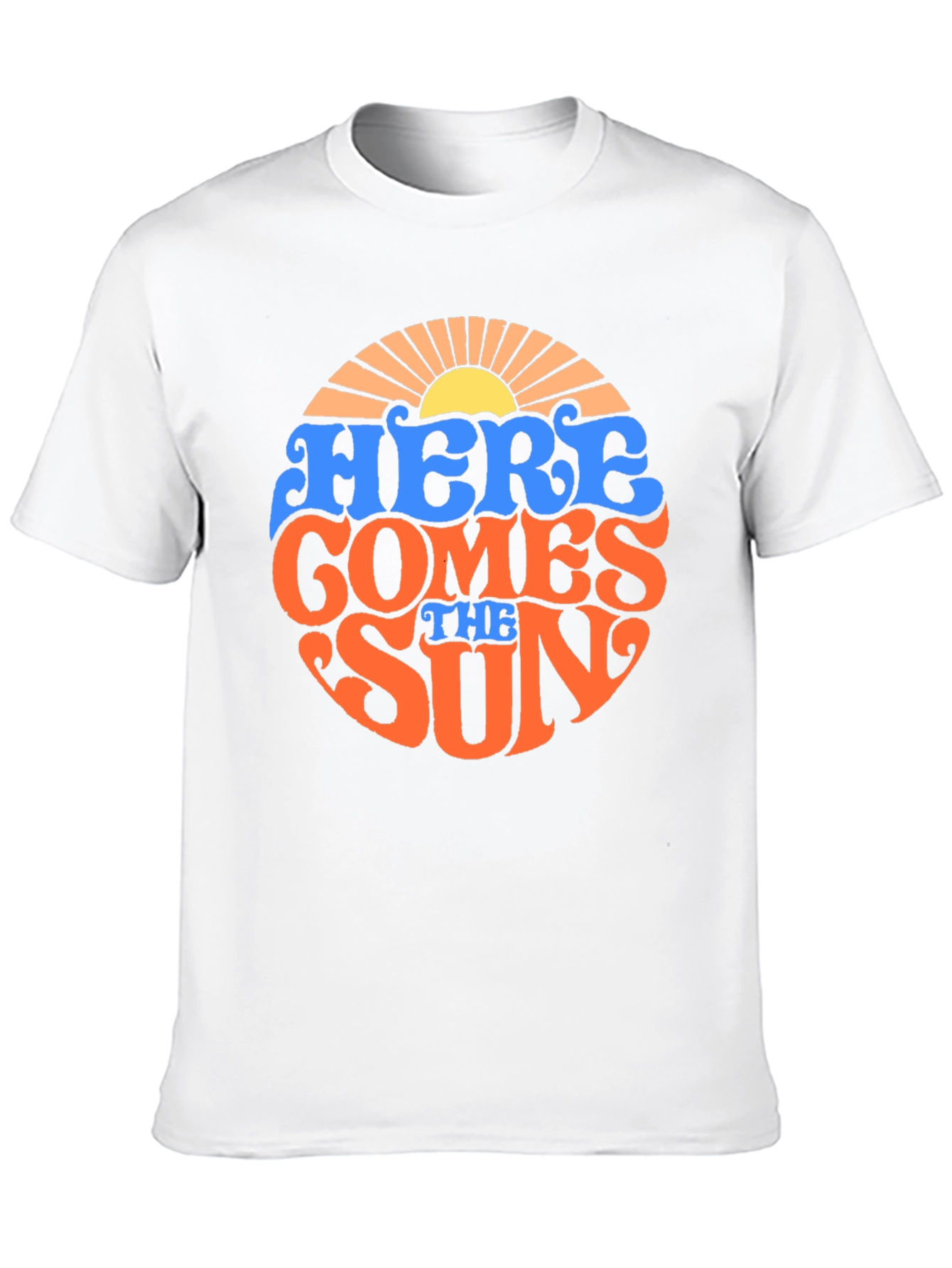 Retro Here Comes the Sun Graphic T-Shirt