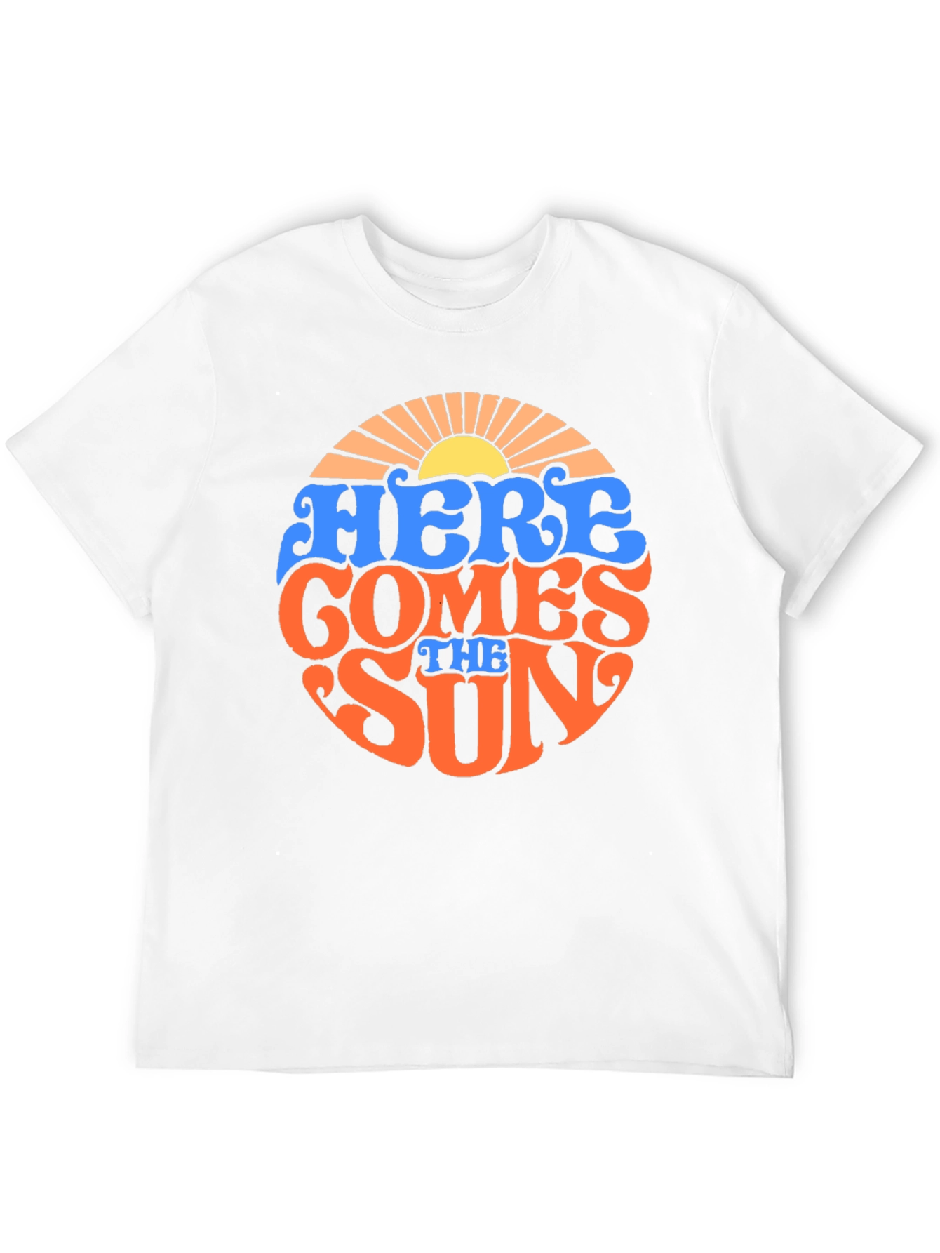 Retro Here Comes the Sun Graphic T-Shirt