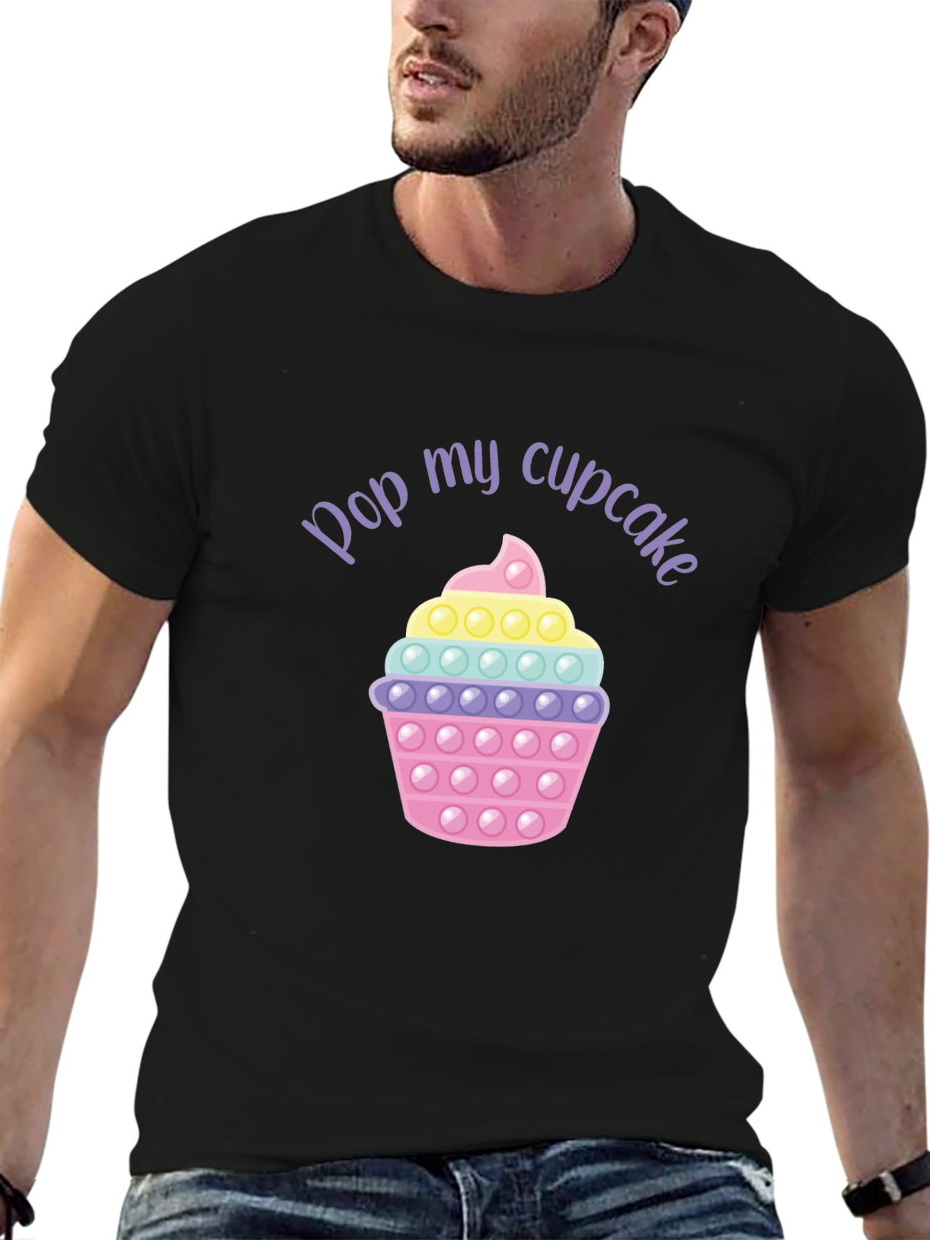 Pop My Cupcake T-Shirt - Fun Graphic Tee