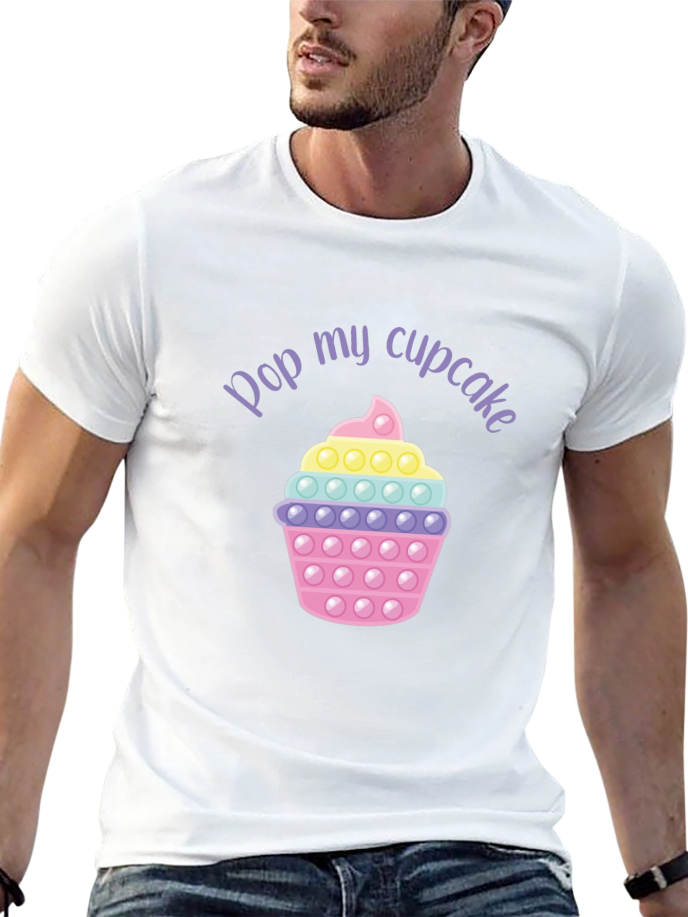 Pop My Cupcake T-Shirt - Fun Graphic Tee