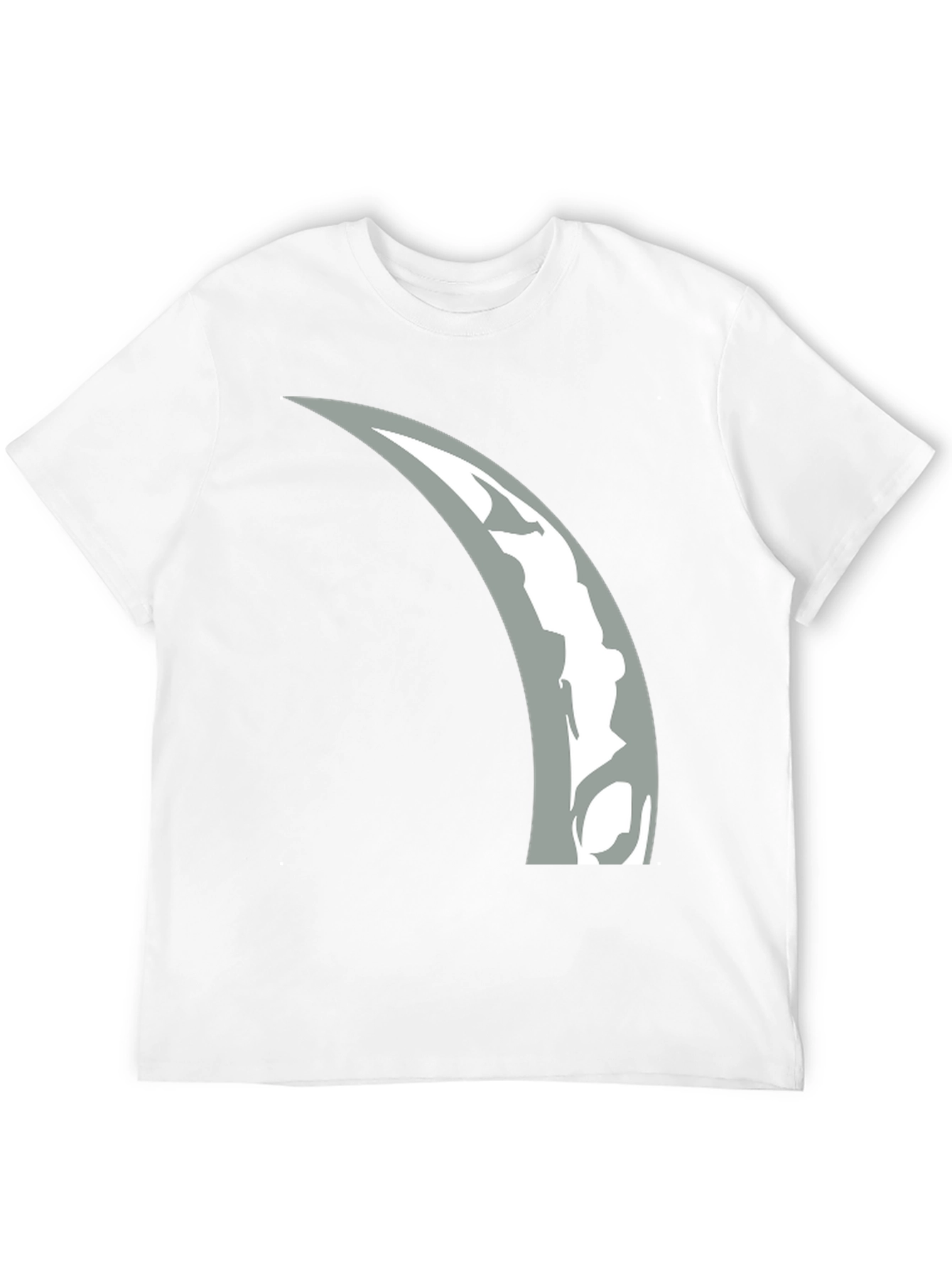 Crescent Moon Graphic T-Shirt - Modern Black Tee