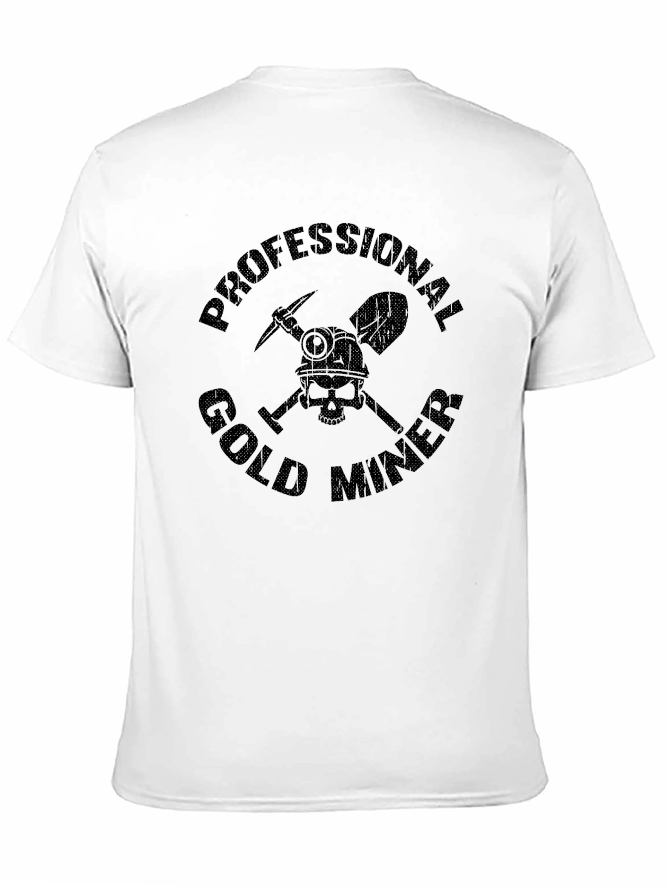 Professional Gold Miner Black T-Shirt