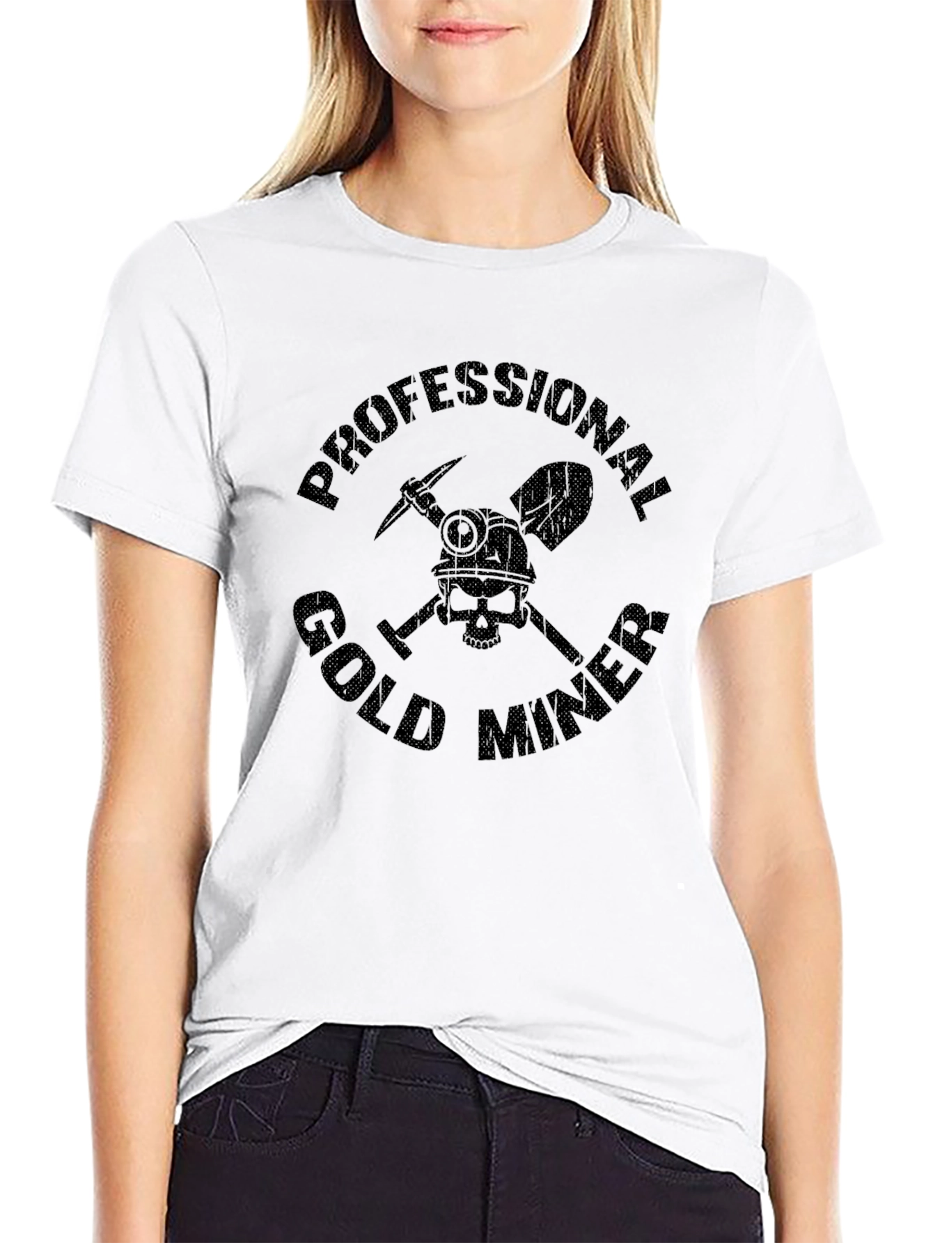 Professional Gold Miner Black T-Shirt