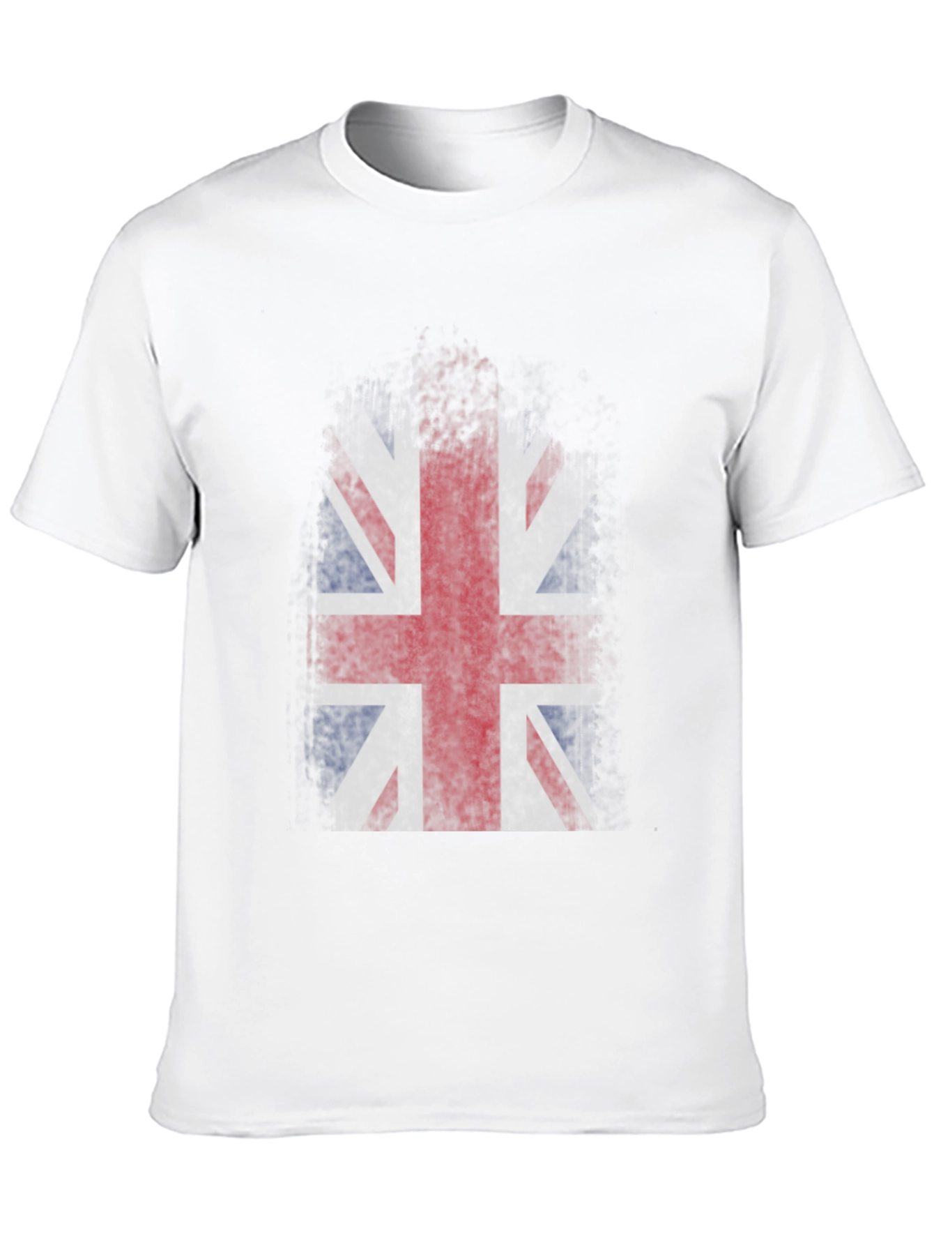 Union Jack Grunge Graphic T-Shirt - Black
