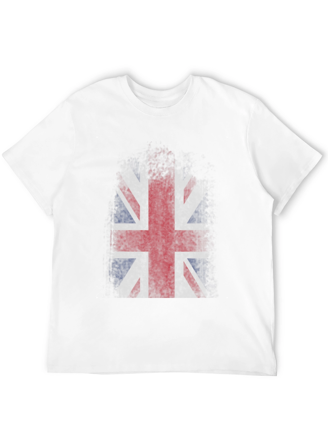 Union Jack Grunge Graphic T-Shirt - Black