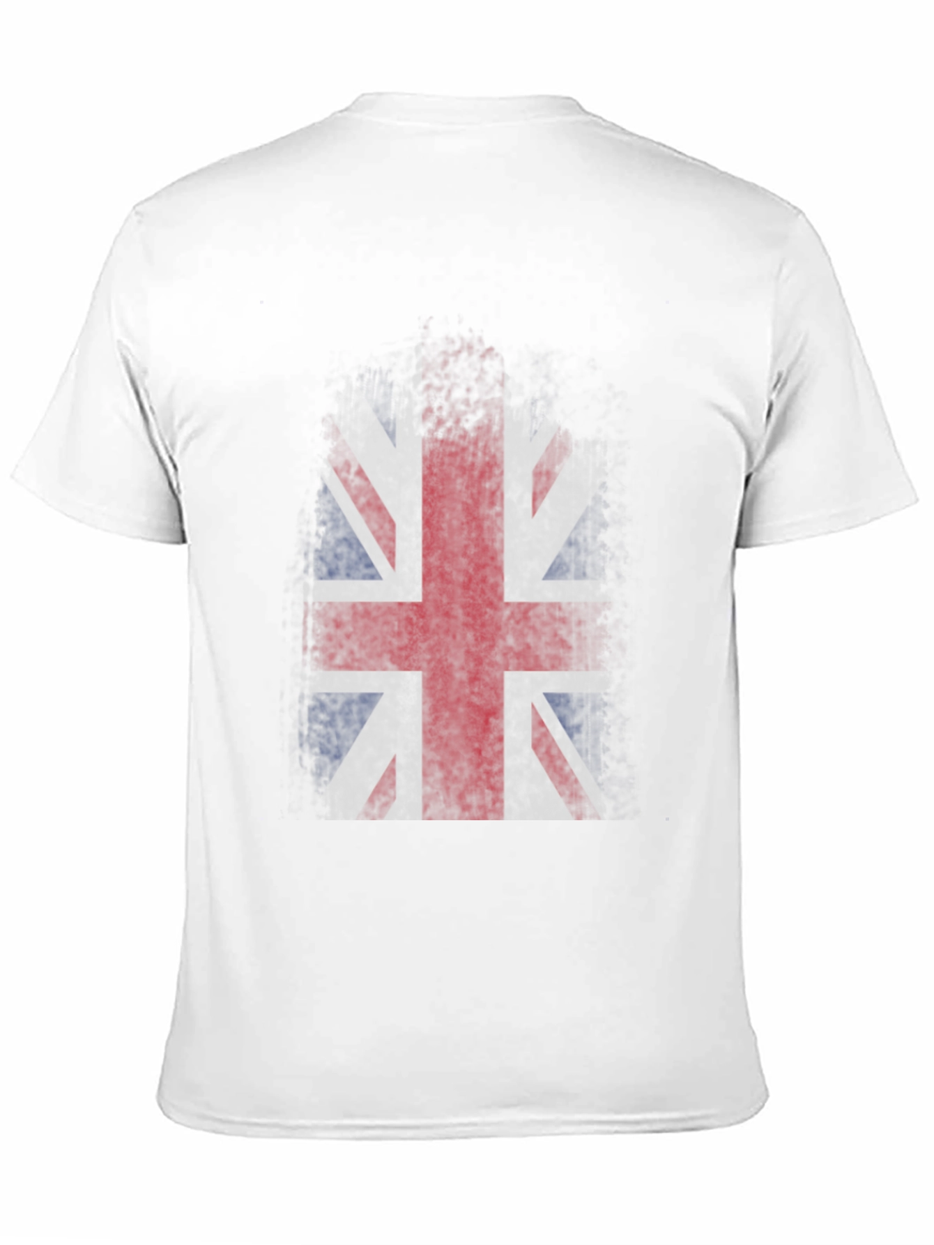 Union Jack Grunge Graphic T-Shirt - Black