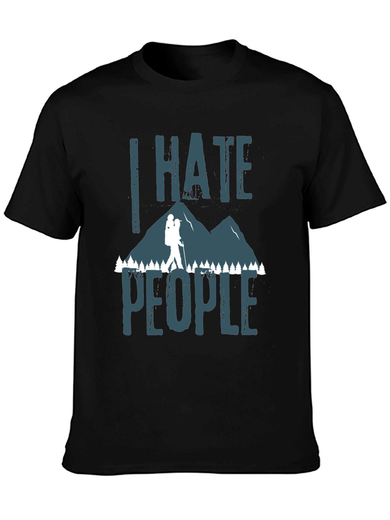 I Hate People Hiking Graphic Tee
