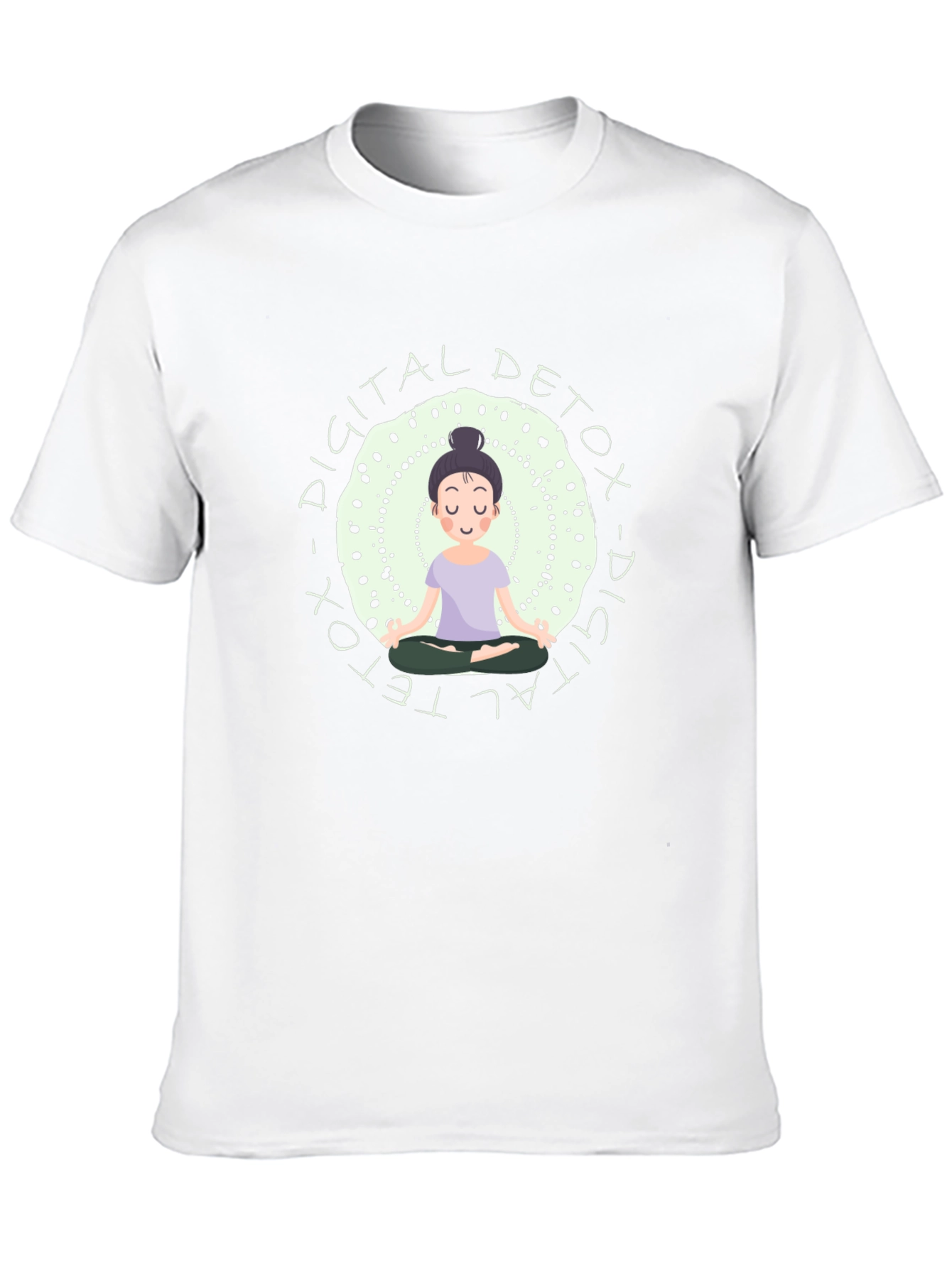 Digital Detox T-Shirt - Meditating Graphic Tee