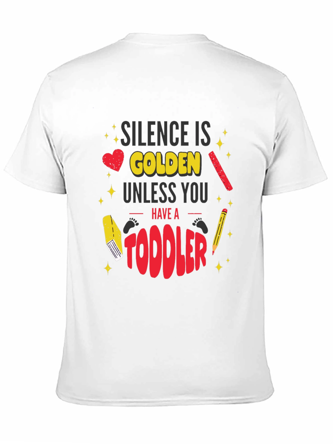 Silence is Golden Toddler Graphic T-Shirt