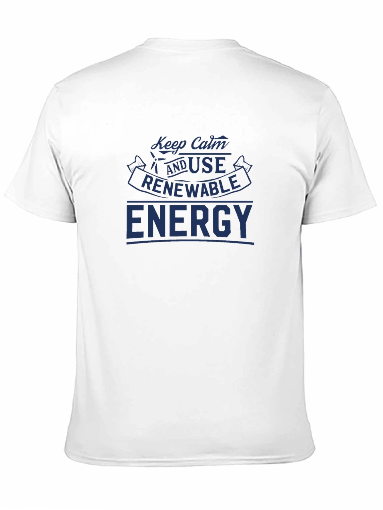 Keep Calm & Use Renewable Energy Black T-Shirt