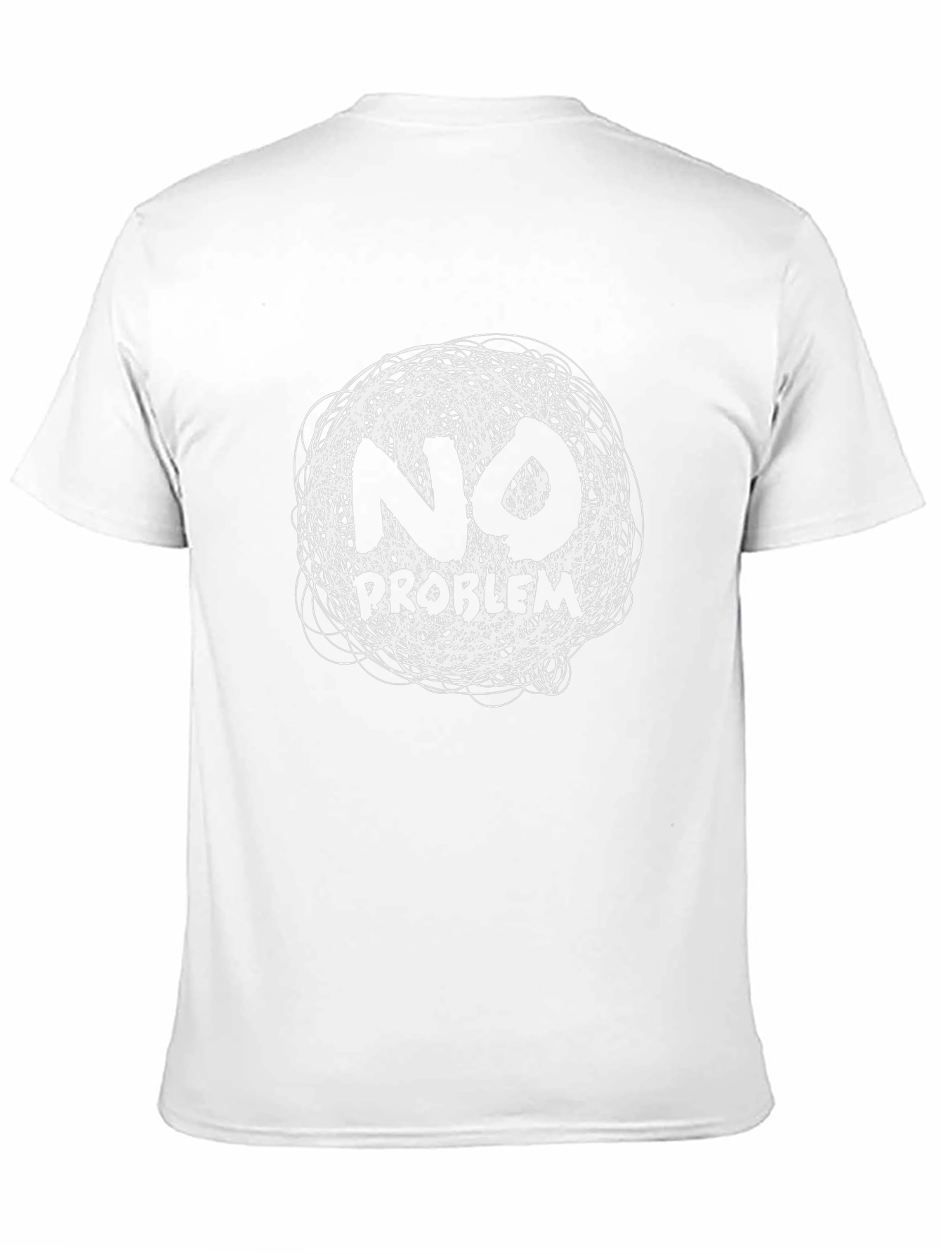No Problem Black T-Shirt - Relaxed Fit