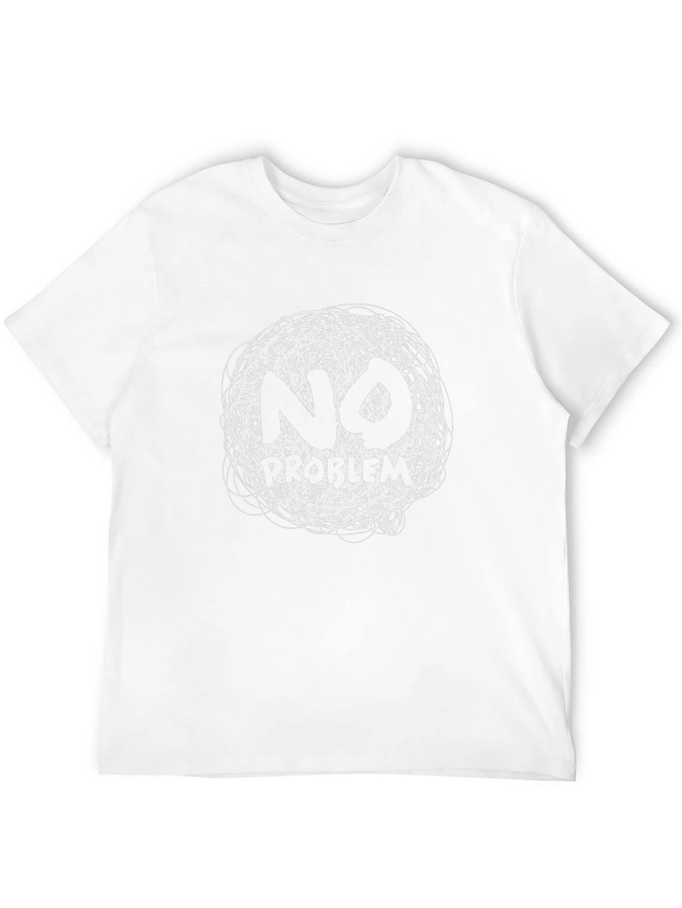 No Problem Black T-Shirt - Relaxed Fit