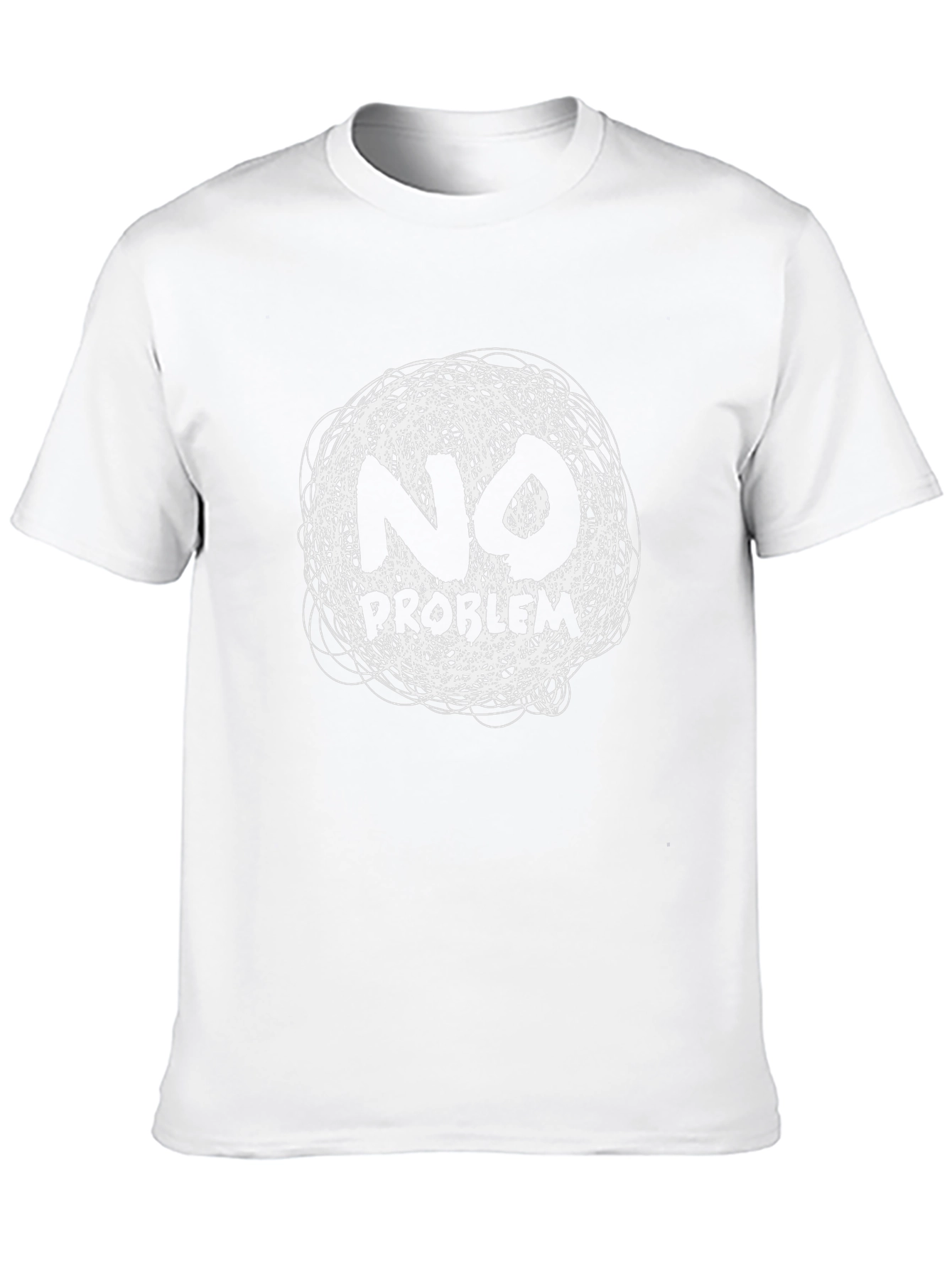 No Problem Black T-Shirt - Relaxed Fit