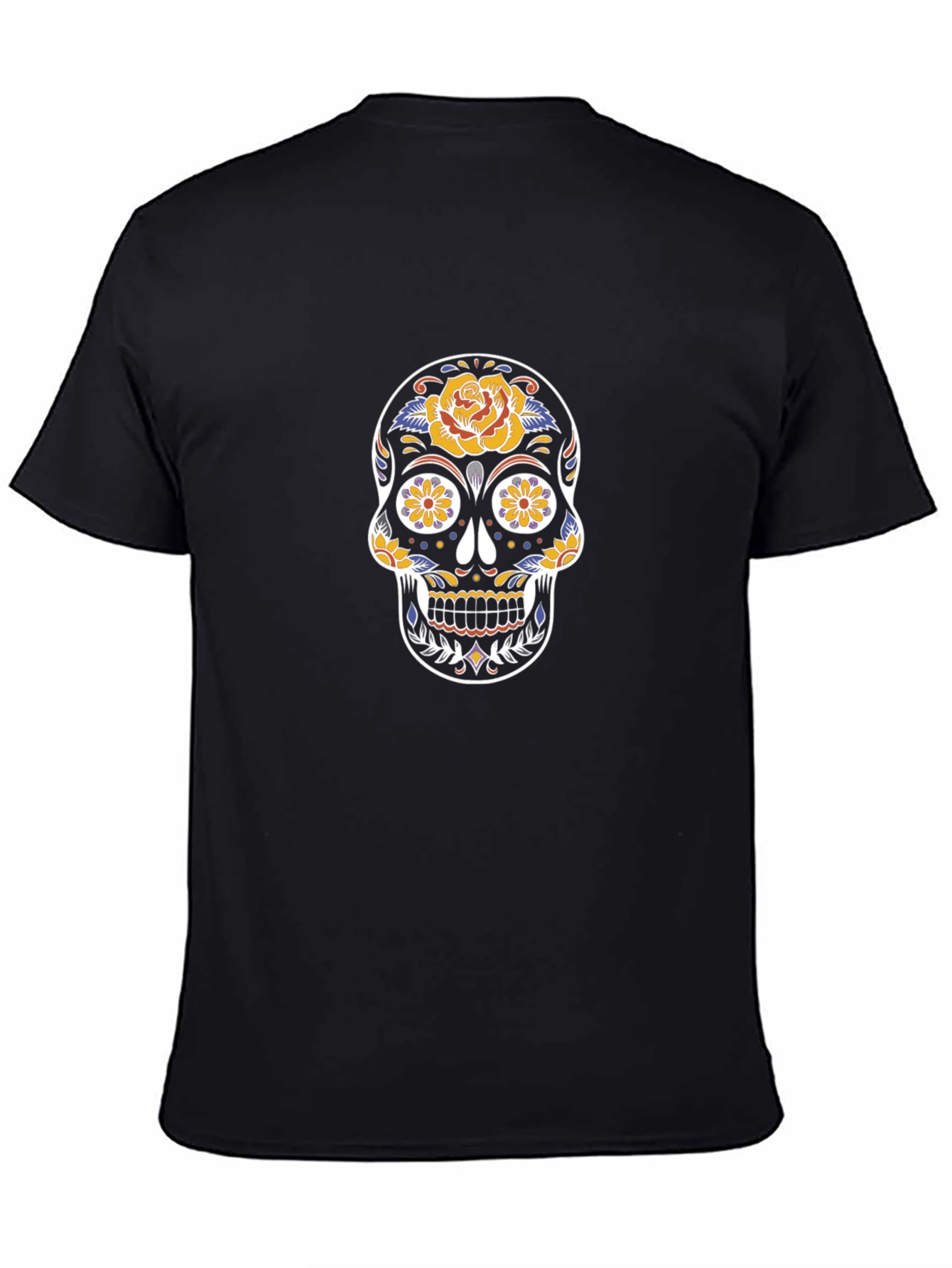 Sugar Skull Graphic Black T-Shirt