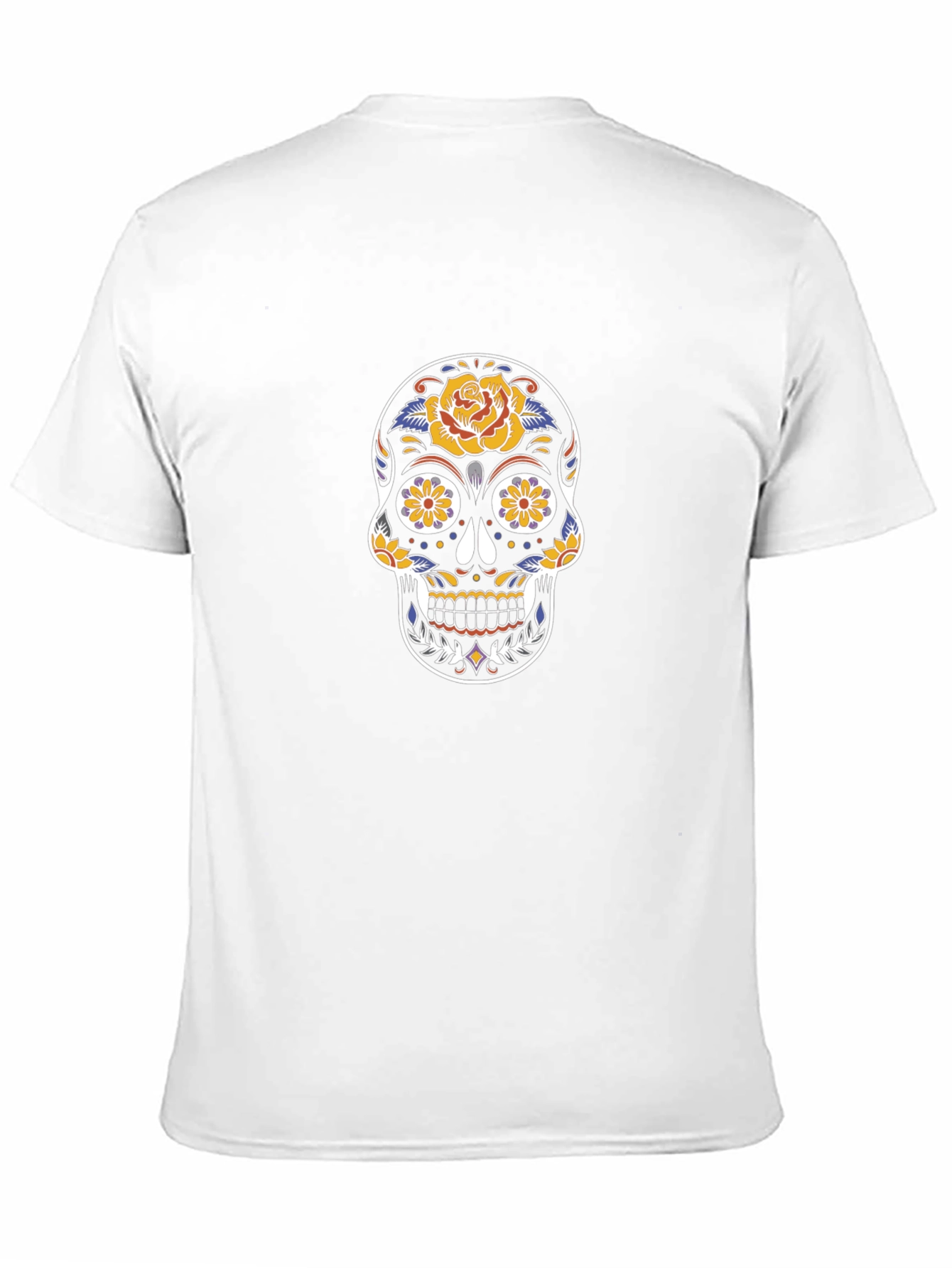 Sugar Skull Graphic Black T-Shirt