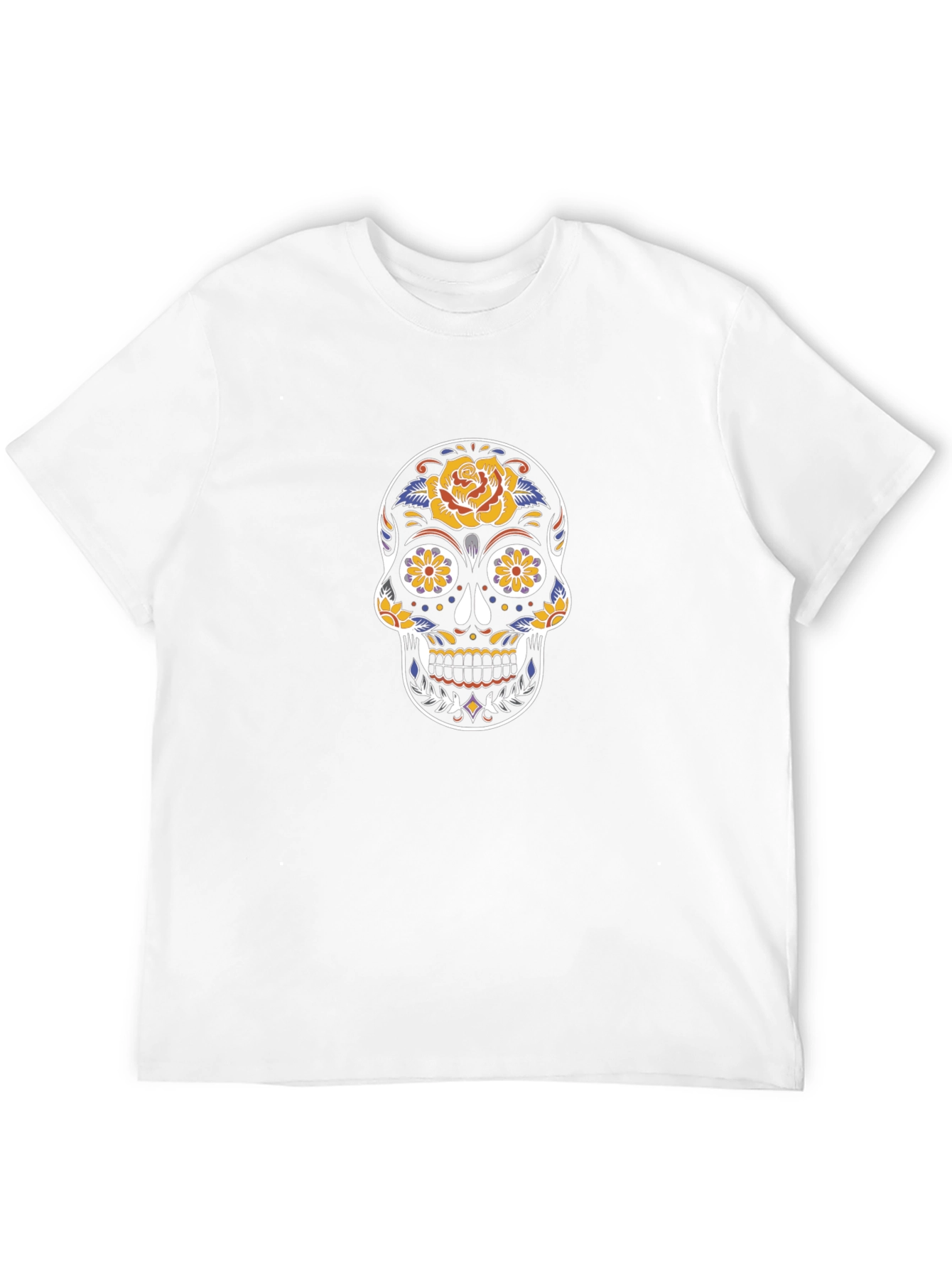 Sugar Skull Graphic Black T-Shirt