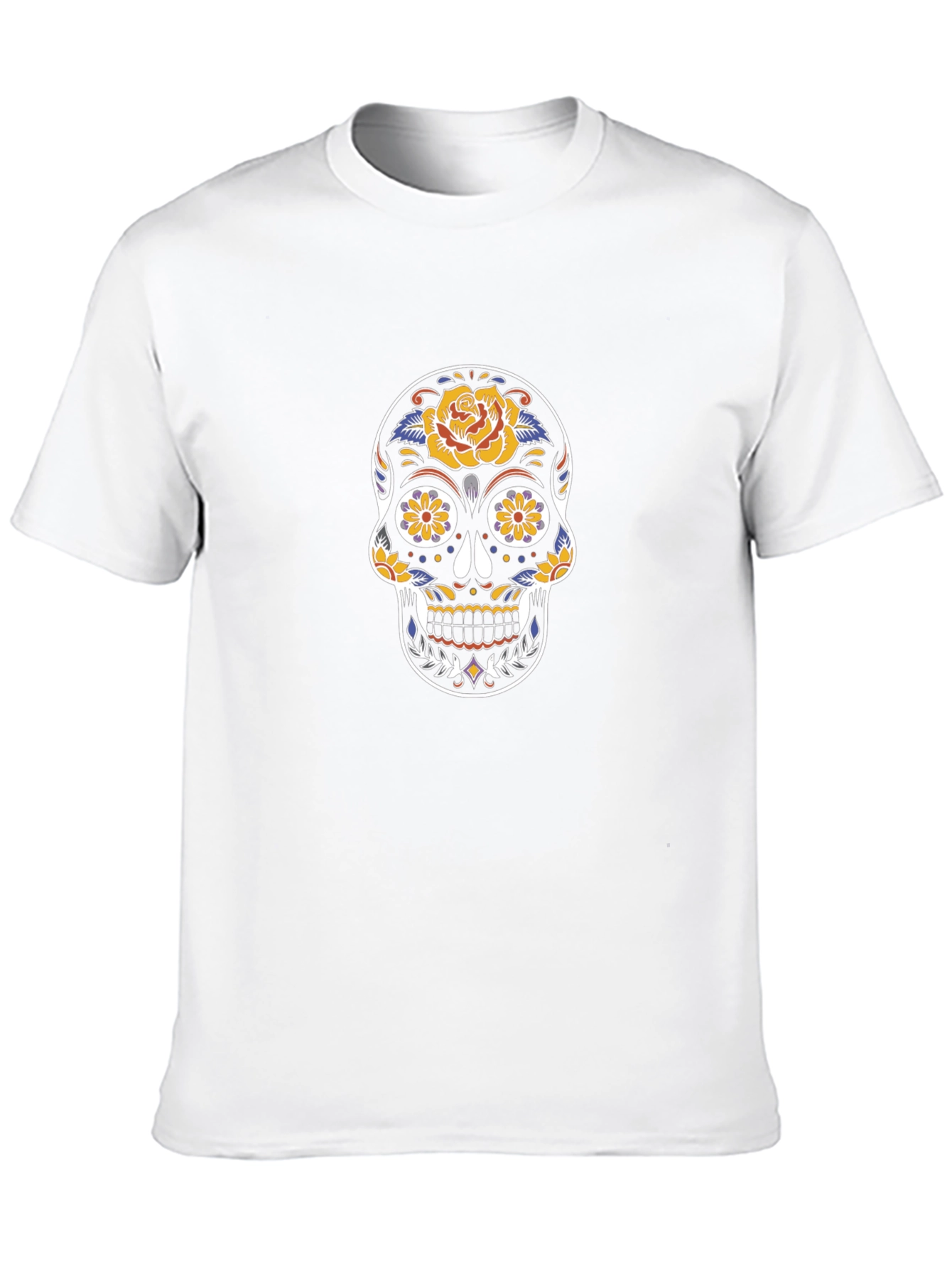 Sugar Skull Graphic Black T-Shirt