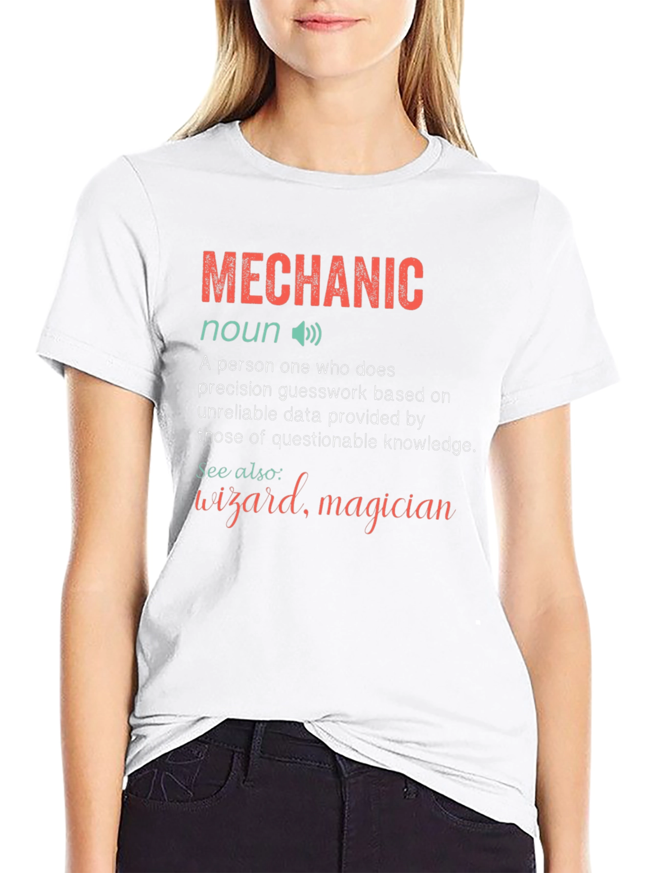 Mechanic Definition Graphic Tee - Funny Gift