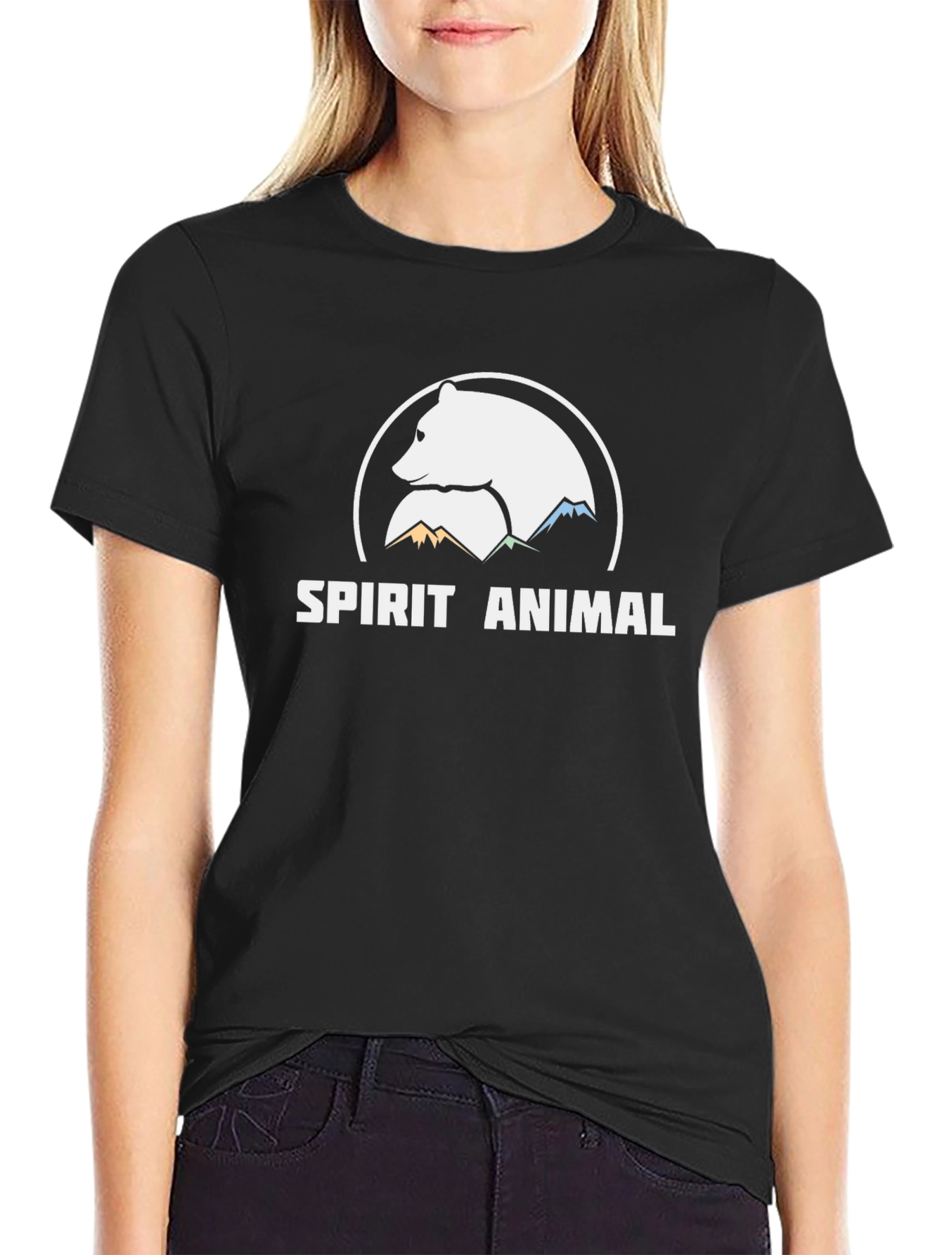 Spirit Animal Graphic Tee - Mountain Bear Design