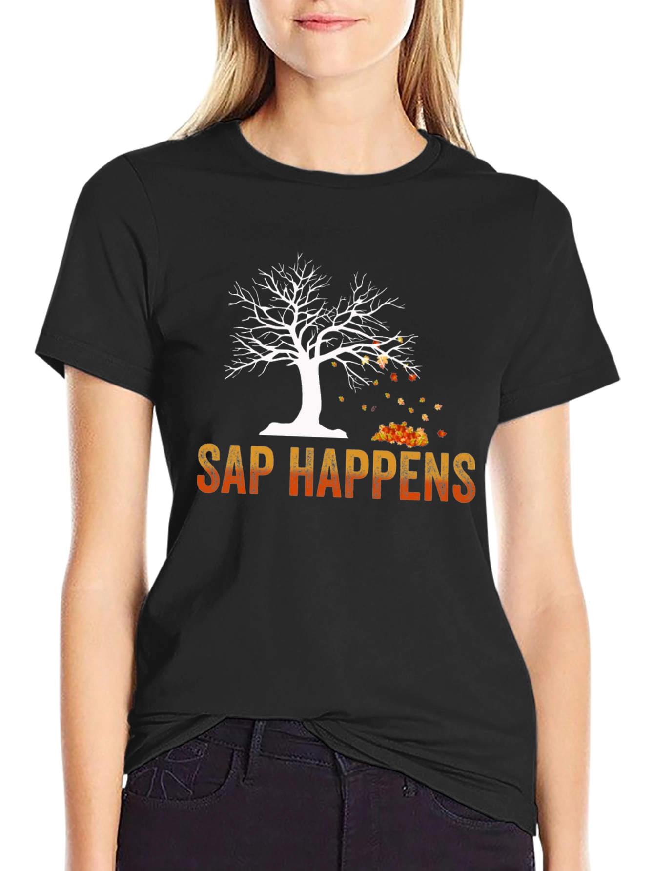 Sap Happens T-Shirt - Autumn Tree Design