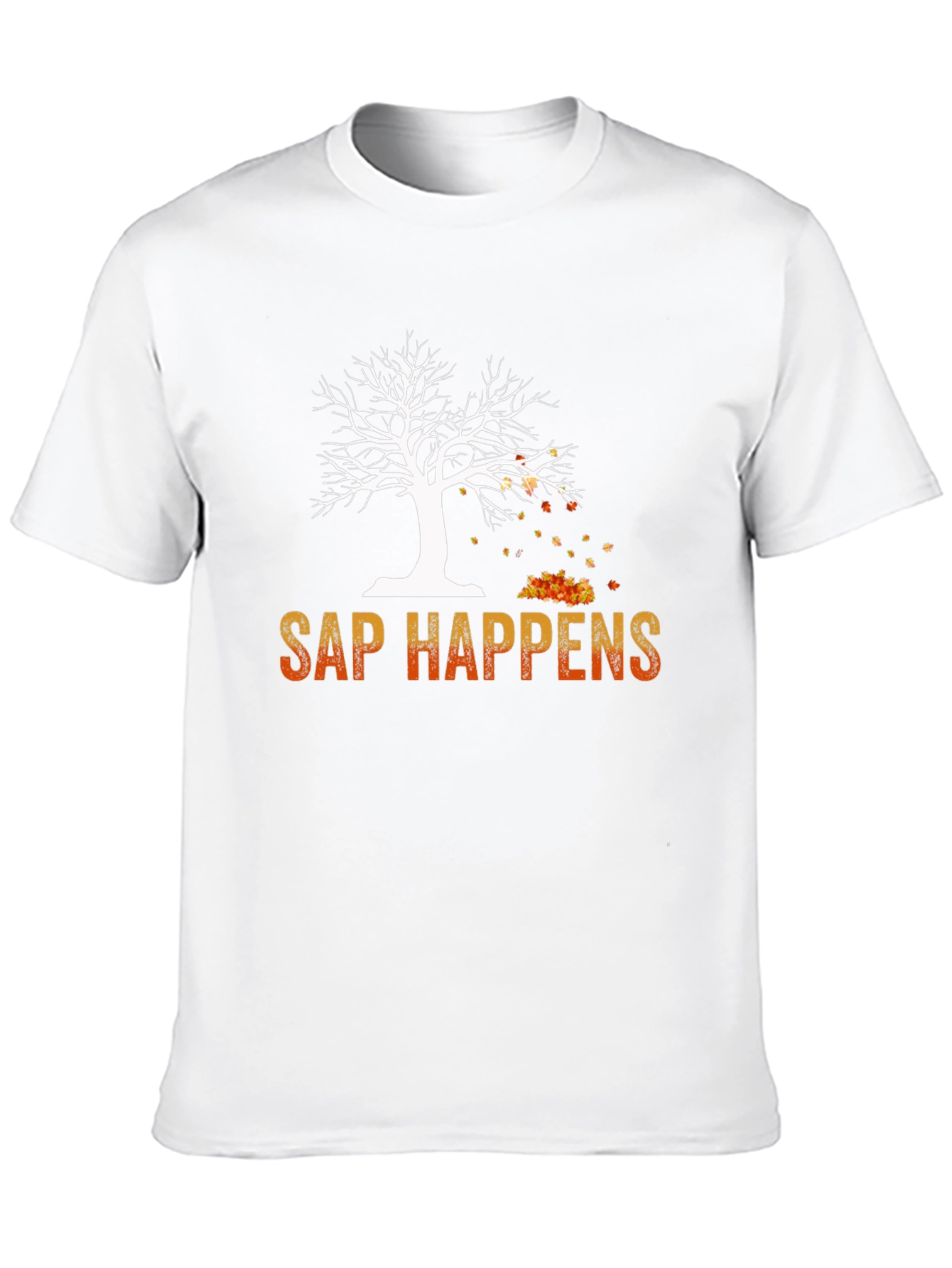 Sap Happens T-Shirt - Autumn Tree Design