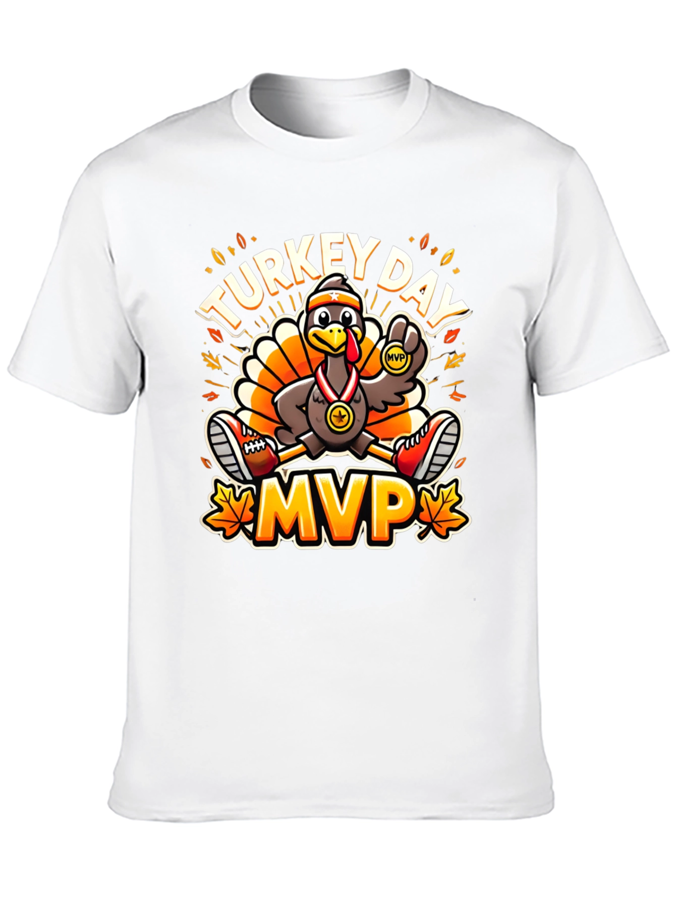 Turkey Day MVP T-Shirt - Thanksgiving Run