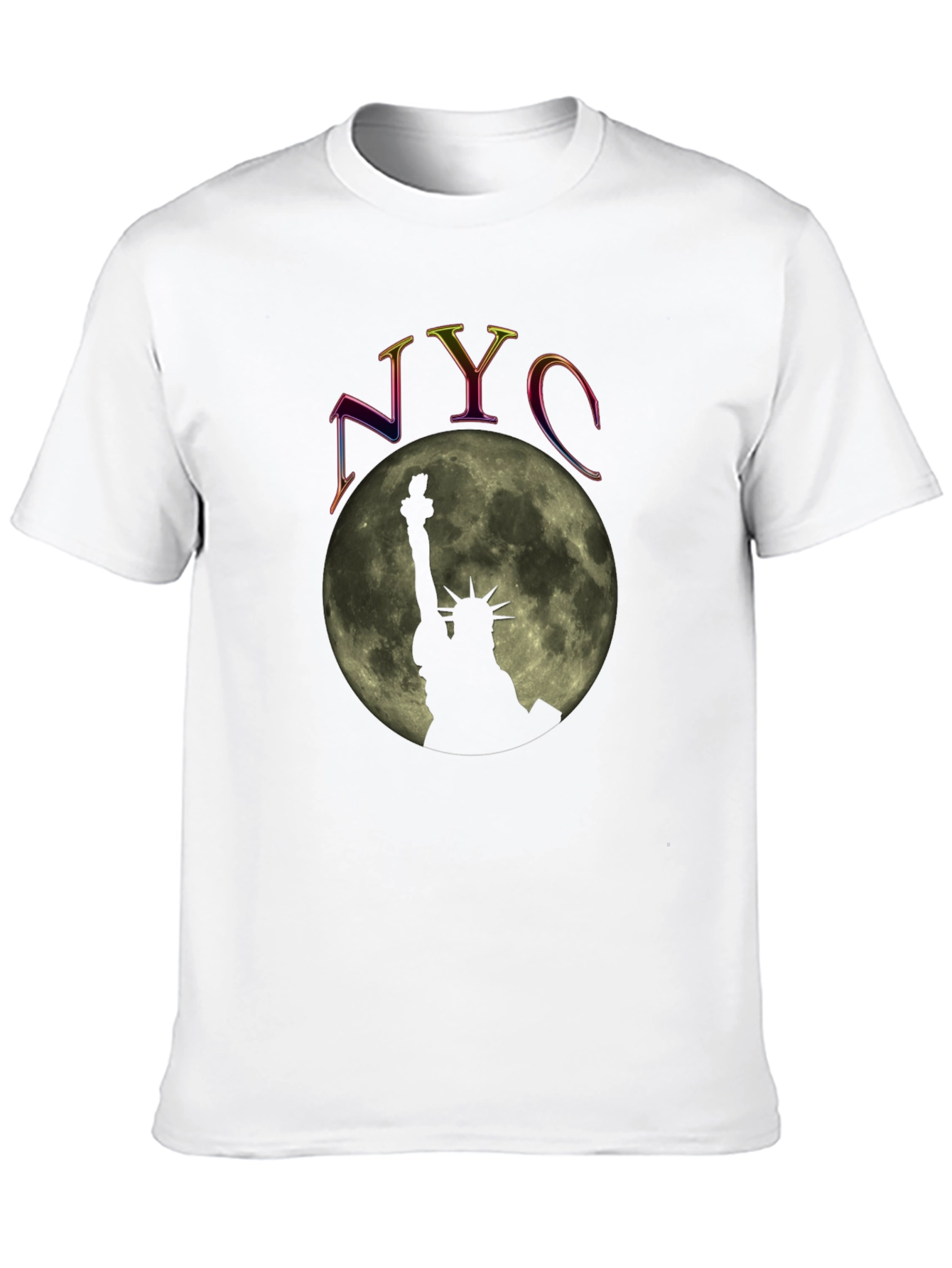 NYC Statue of Liberty Moon Graphic Tee