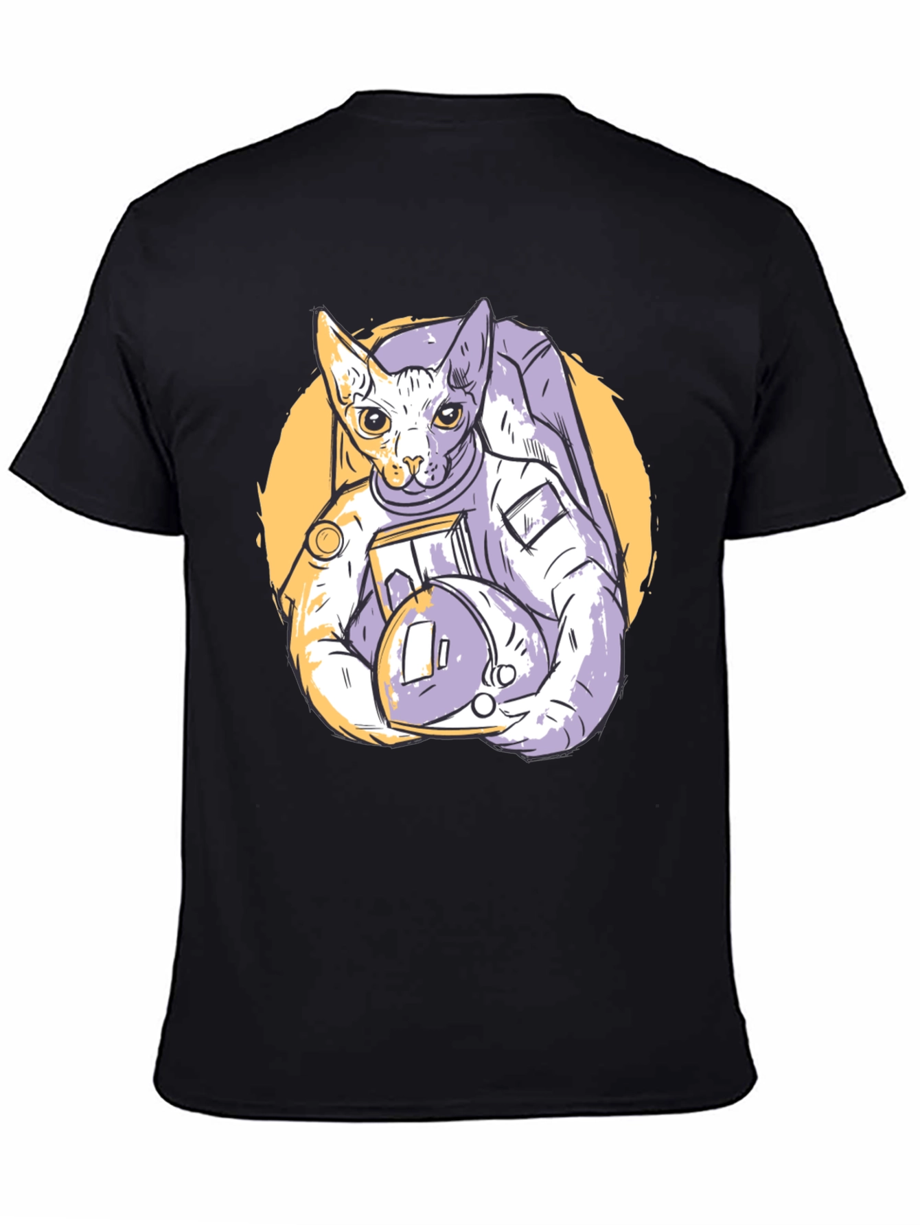 Cosmic Cat Astronaut Graphic Tee