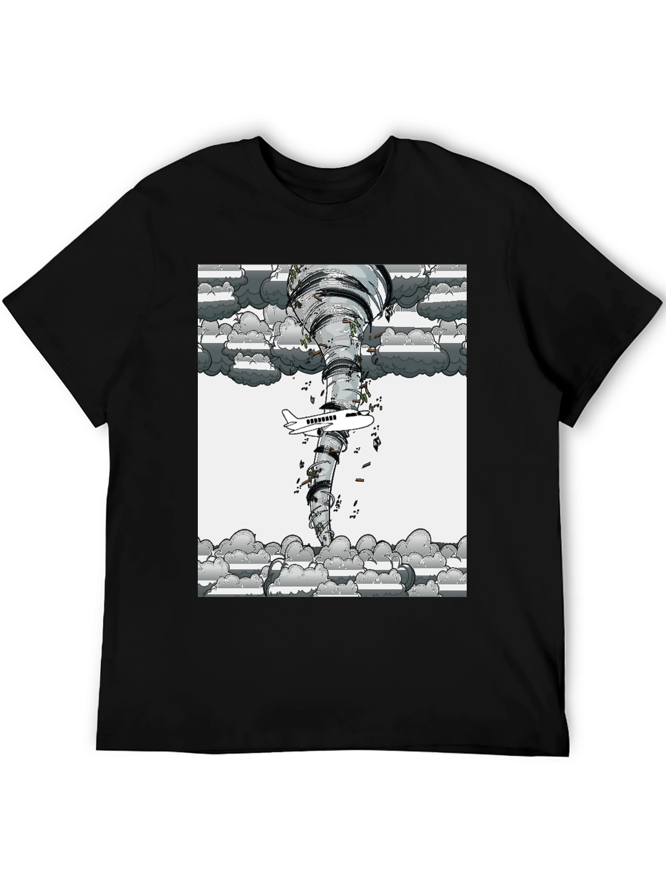 Tornado Airplane Graphic Tee