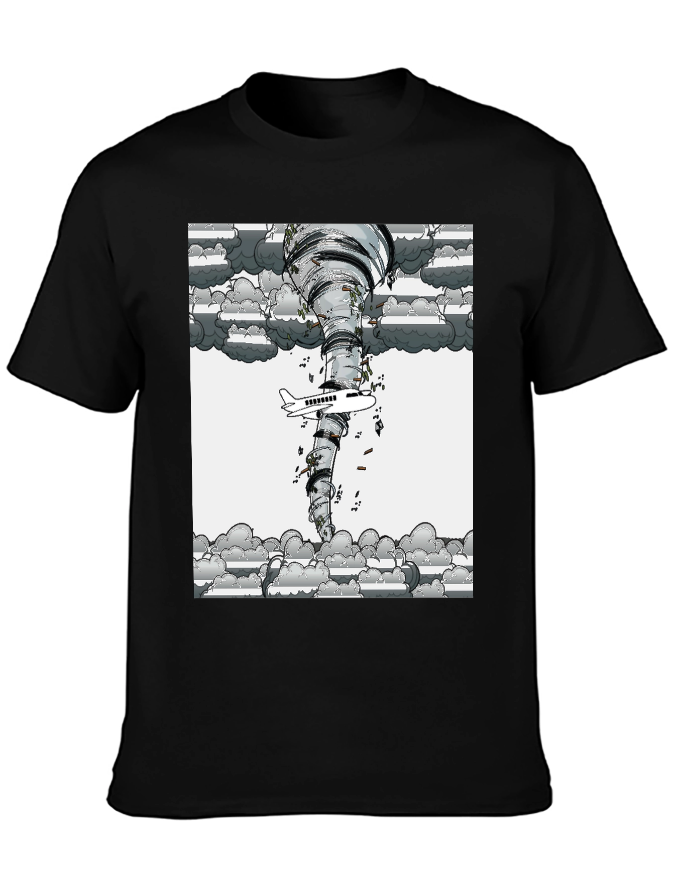 Tornado Airplane Graphic Tee