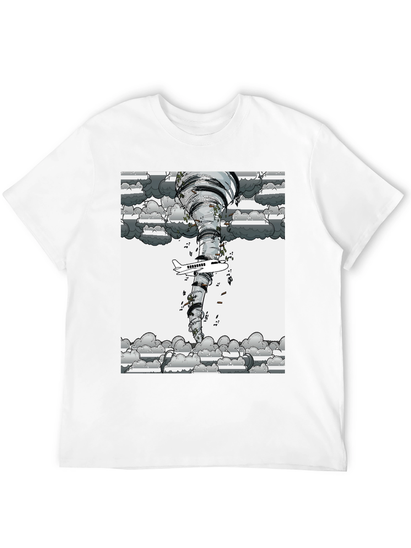 Tornado Airplane Graphic Tee