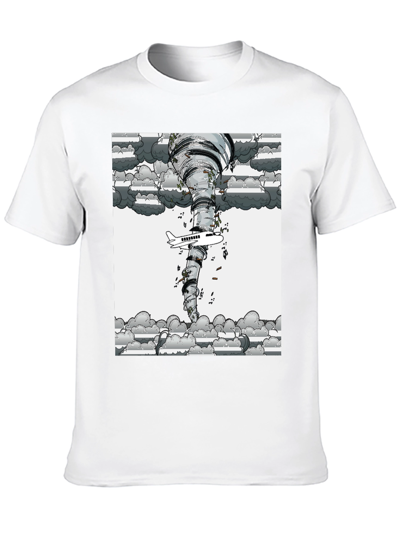 Tornado Airplane Graphic Tee