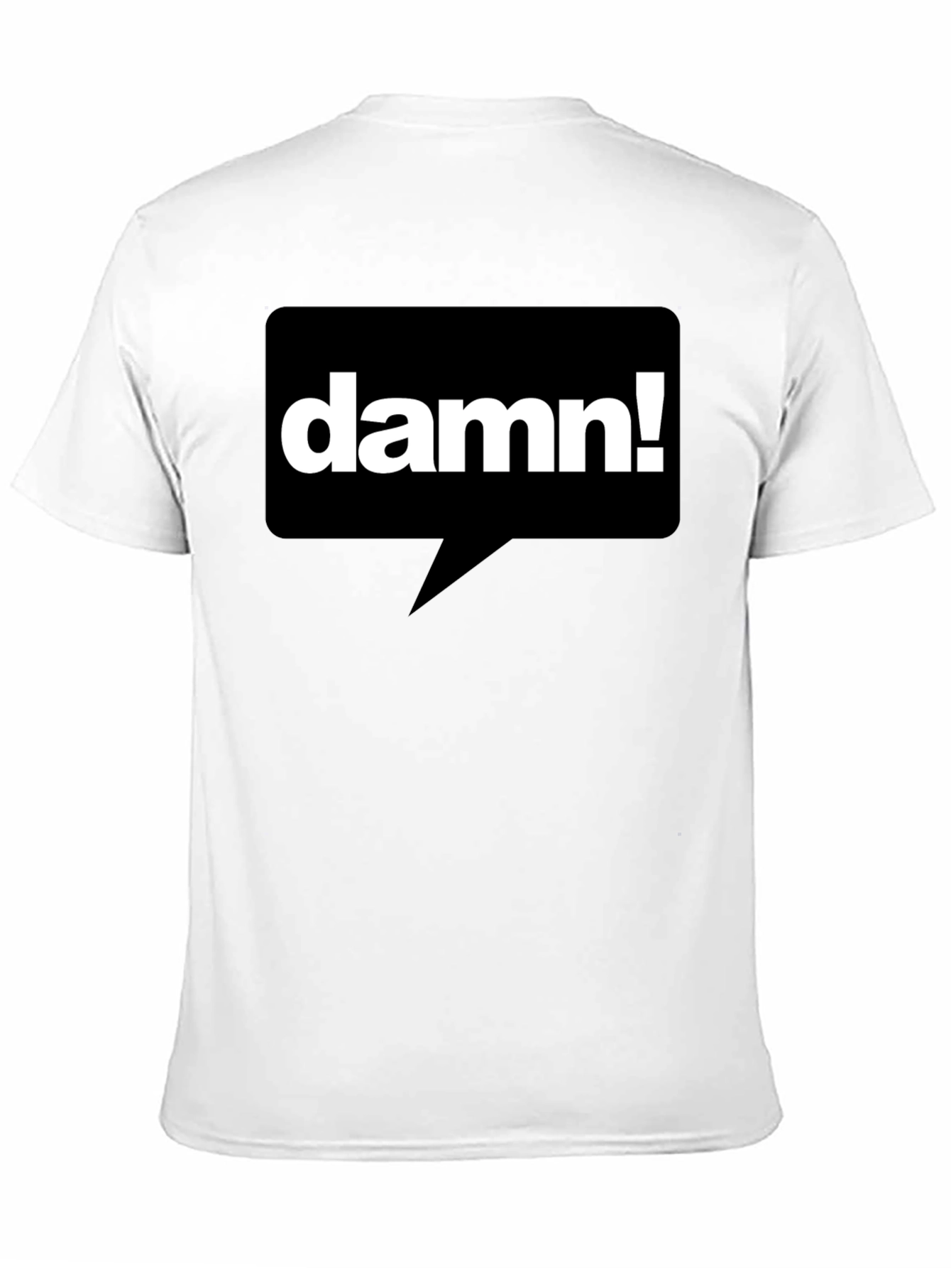 Damn! Graphic T-Shirt - Black Casual Tee