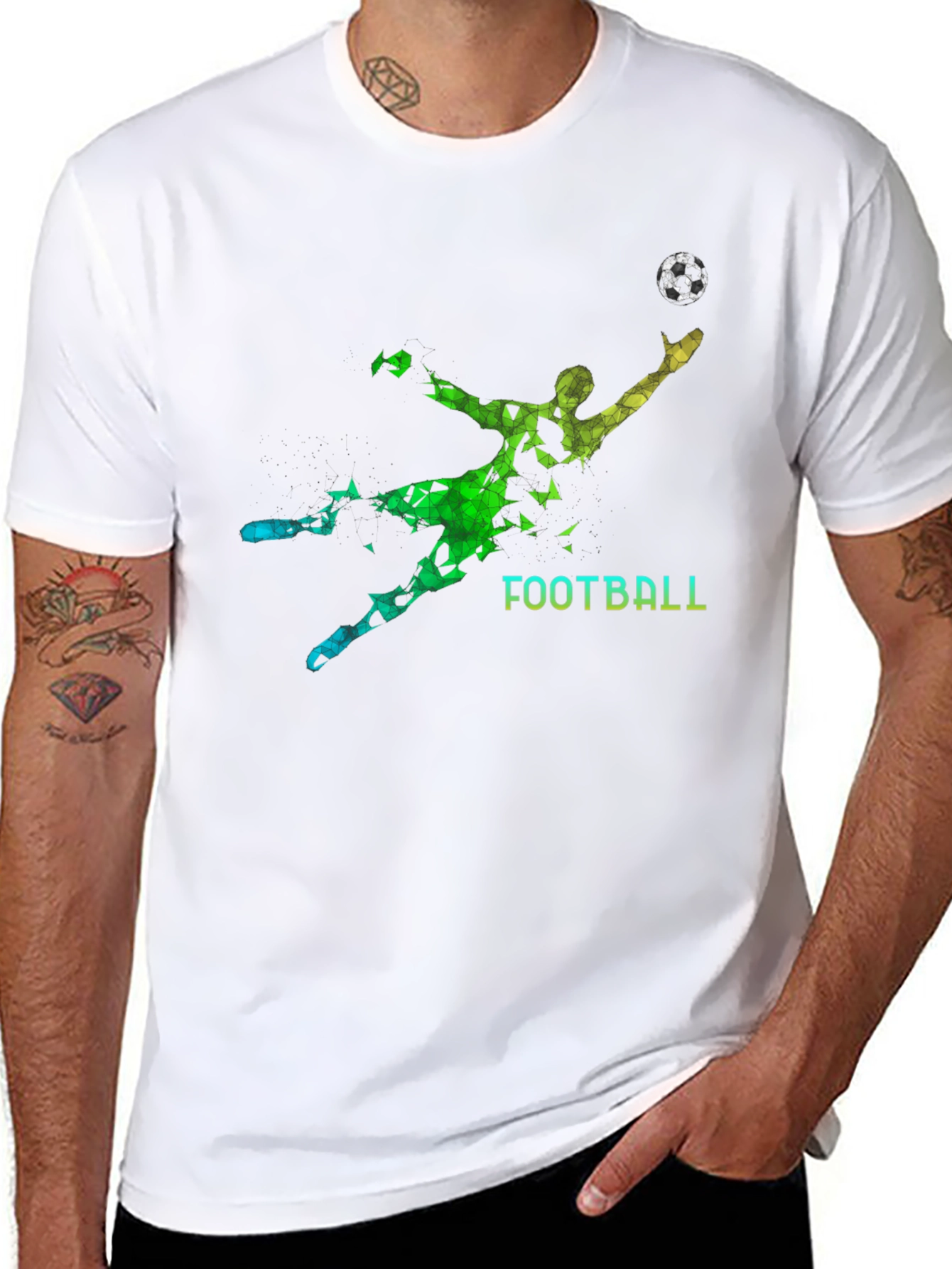 Abstract Football T-Shirt
