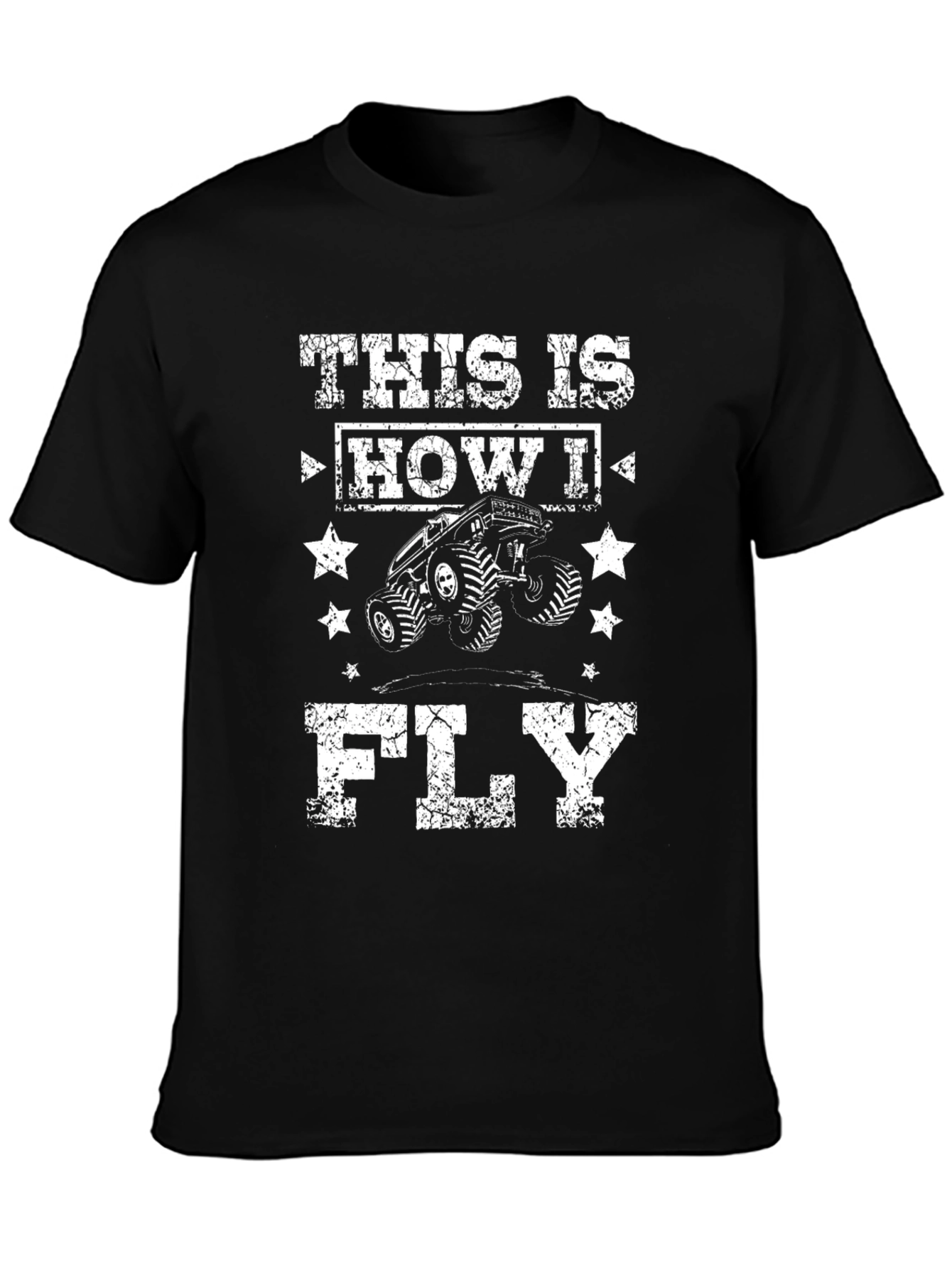 This Is How I Fly Monster Truck Graphic Tee
