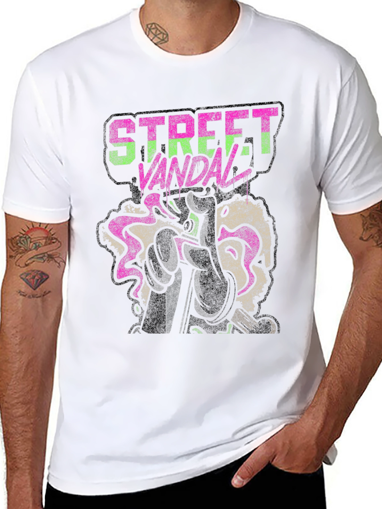Street Vandal Graphic T-Shirt - Cool Urban Style