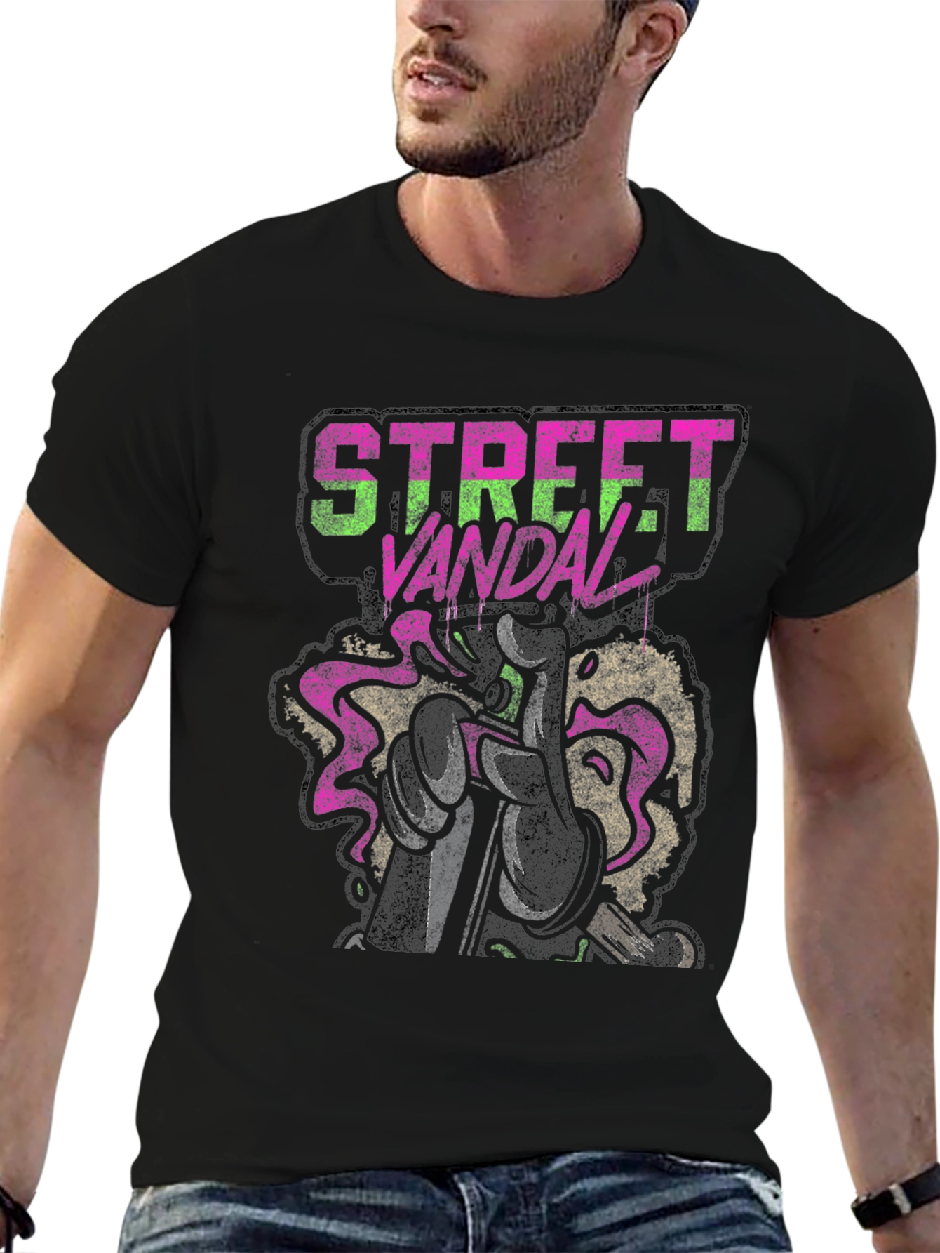 Street Vandal Graphic T-Shirt - Cool Urban Style