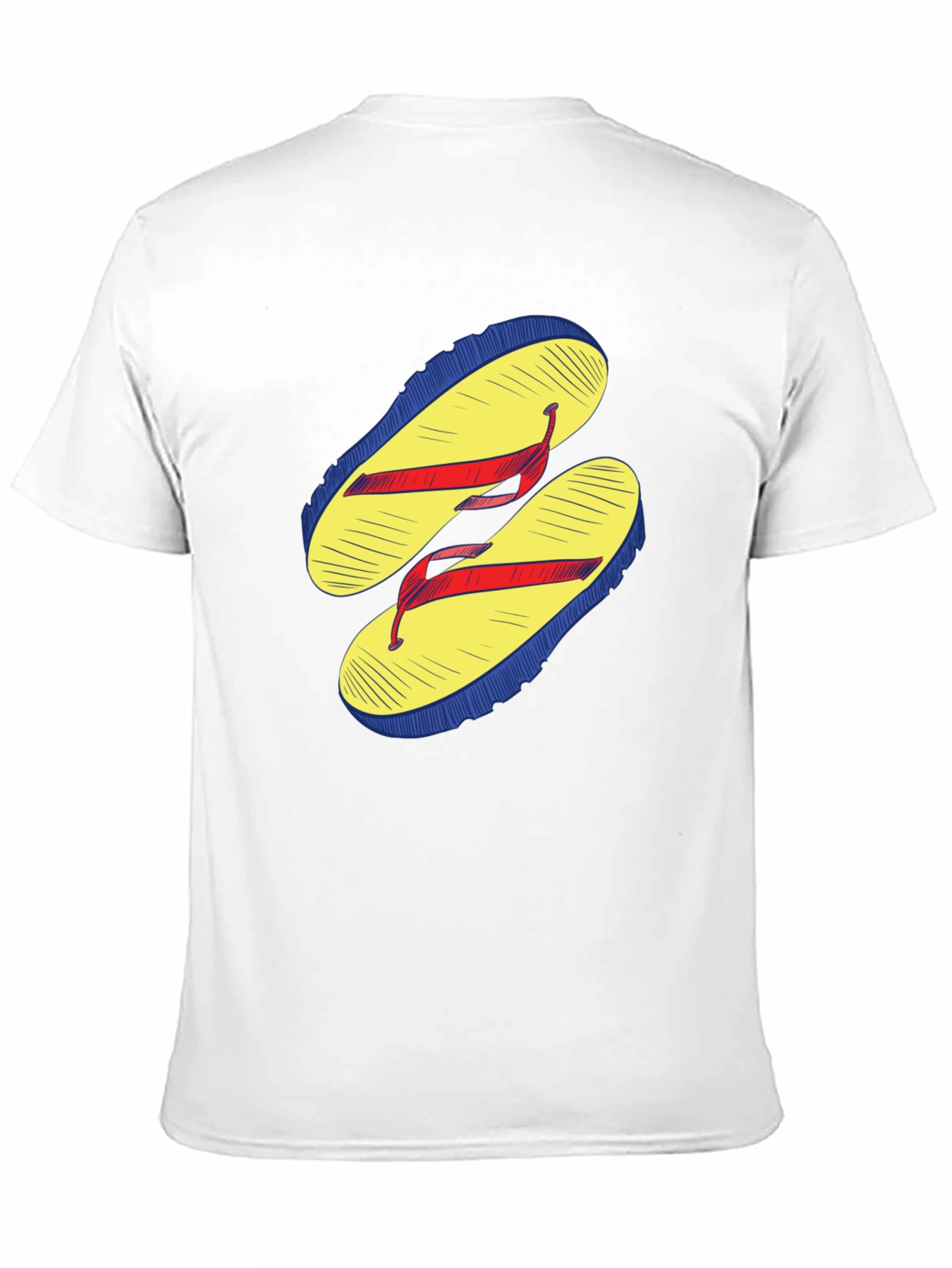 Flip Flop Graphic Tee - Casual Black T-Shirt