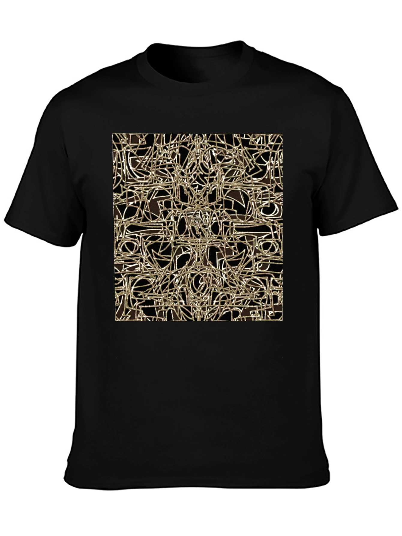 Abstract Lines Graphic Tee - Modern Art Shirt