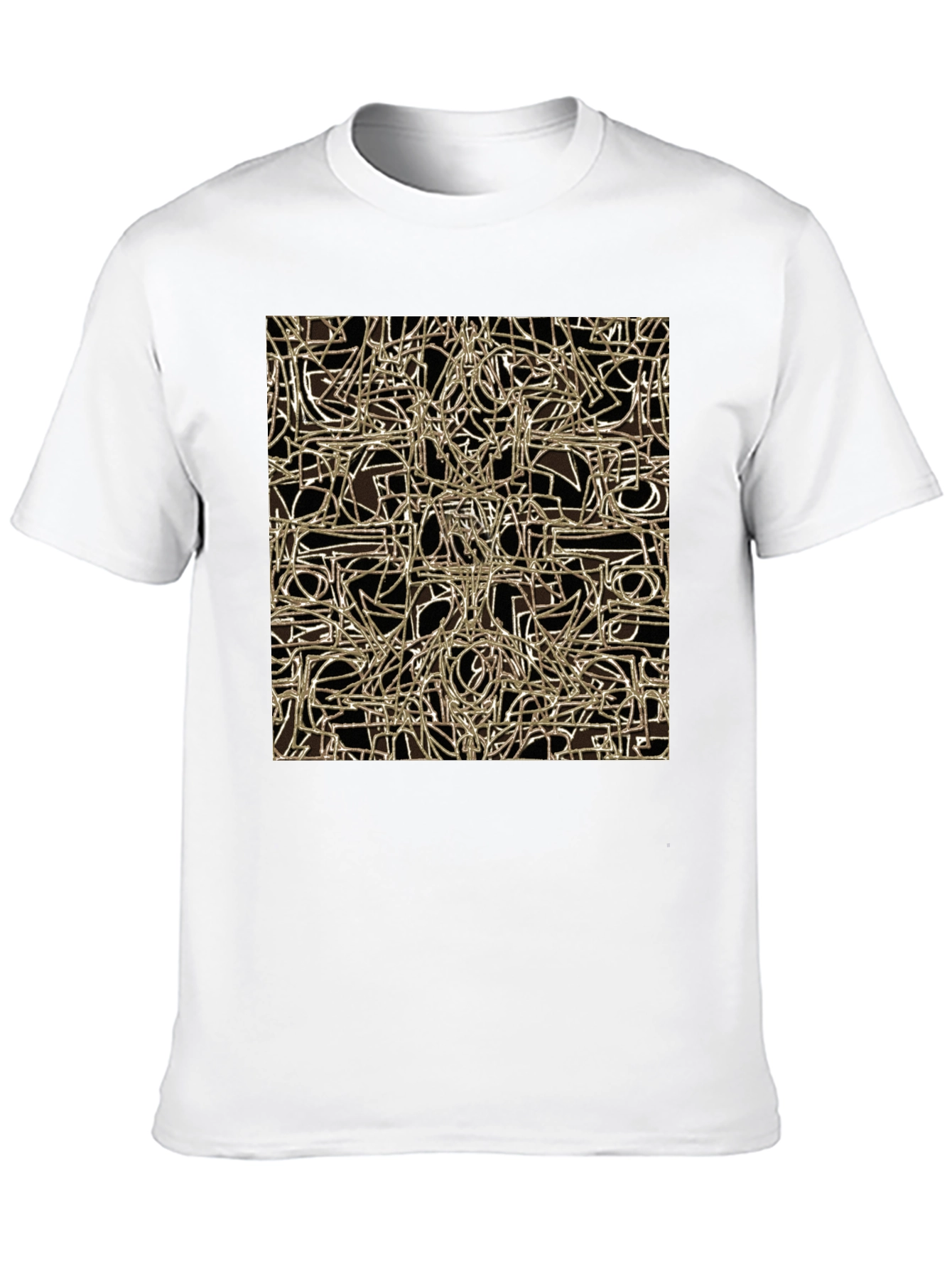 Abstract Lines Graphic Tee - Modern Art Shirt