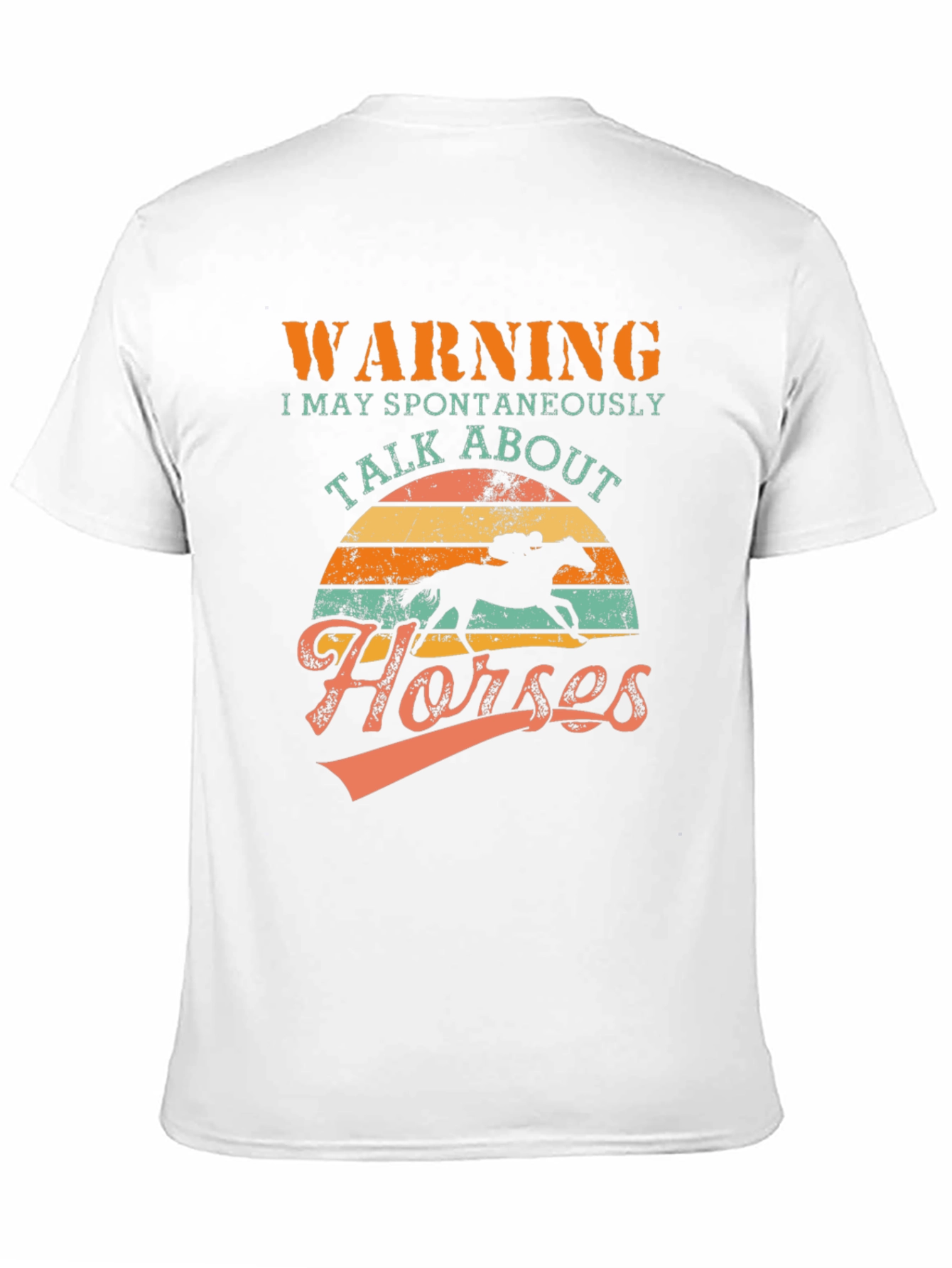 Warning: Spontaneous Horses T-Shirt