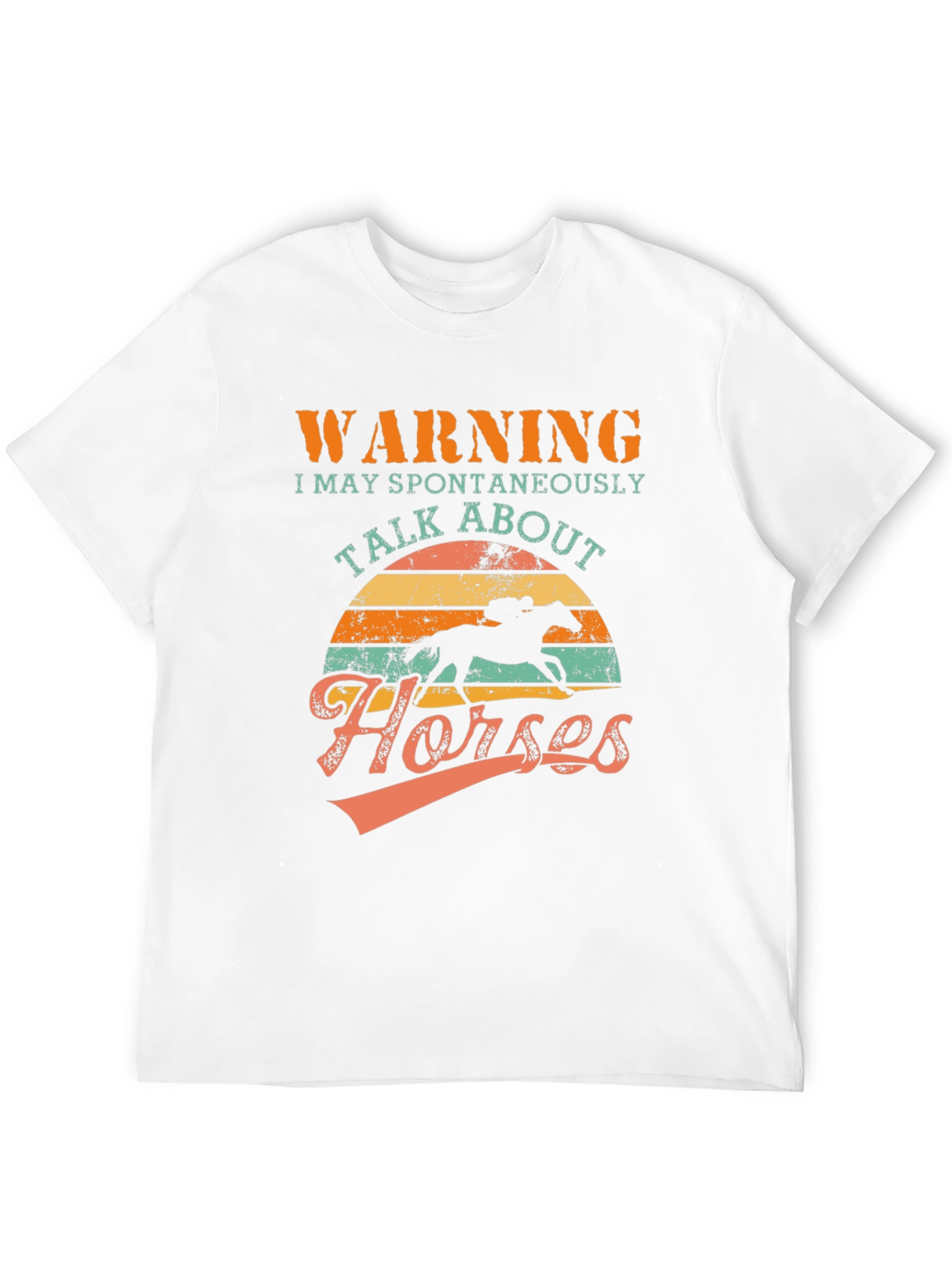 Warning: Spontaneous Horses T-Shirt