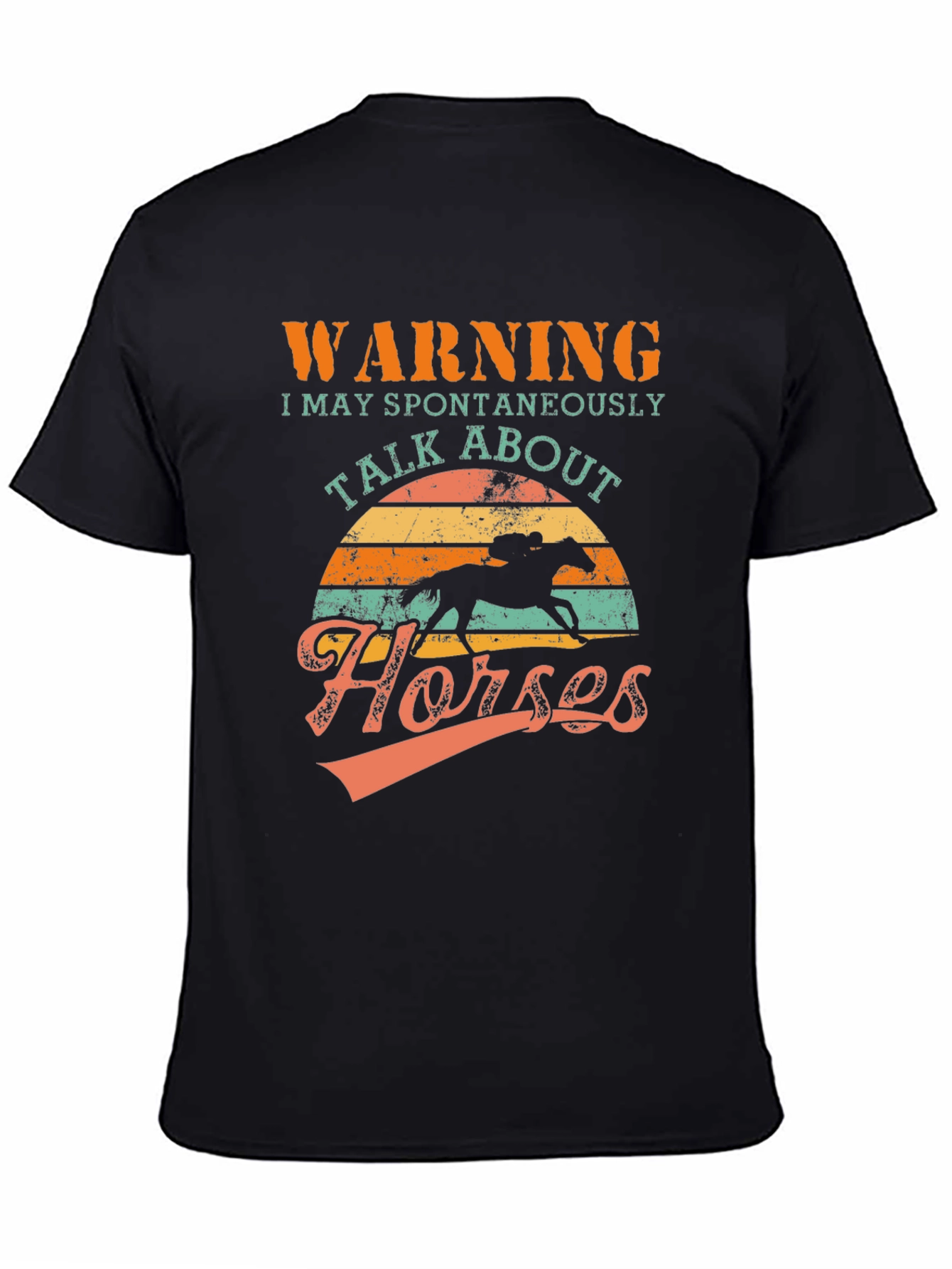 Warning: Spontaneous Horses T-Shirt