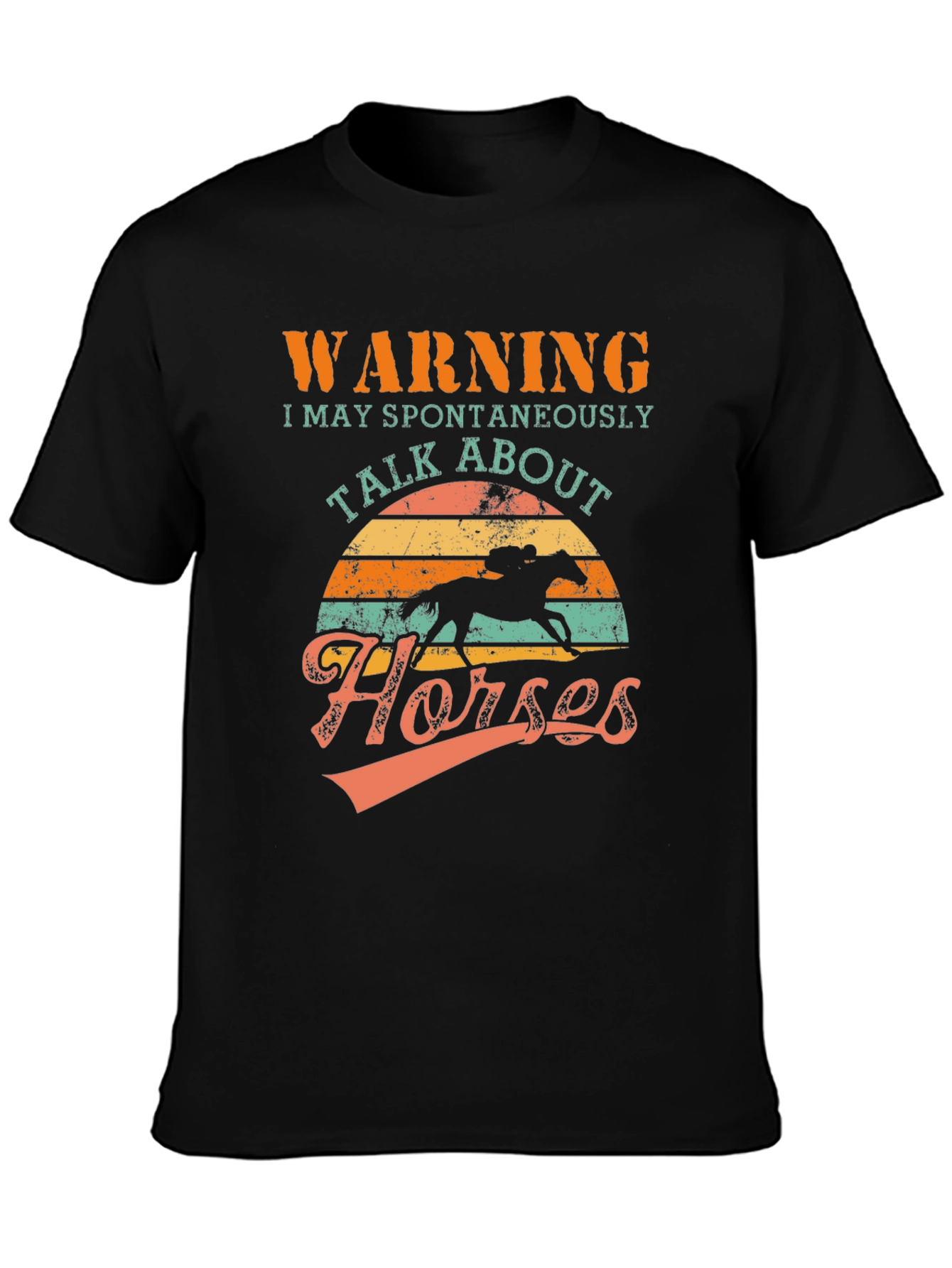 Warning: Spontaneous Horses T-Shirt