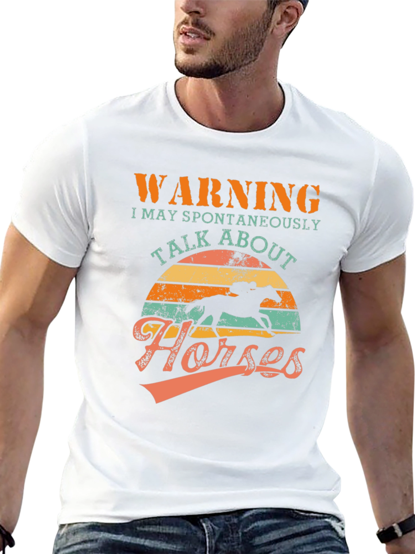 Warning: Spontaneous Horses T-Shirt