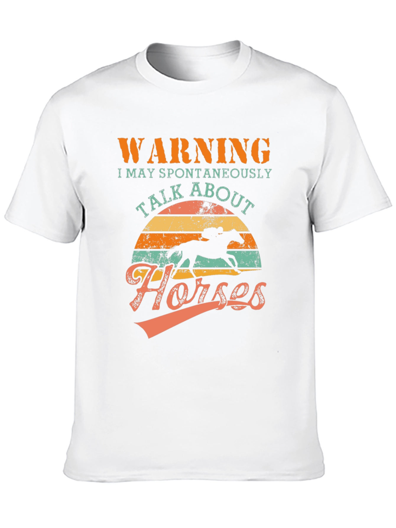 Warning: Spontaneous Horses T-Shirt