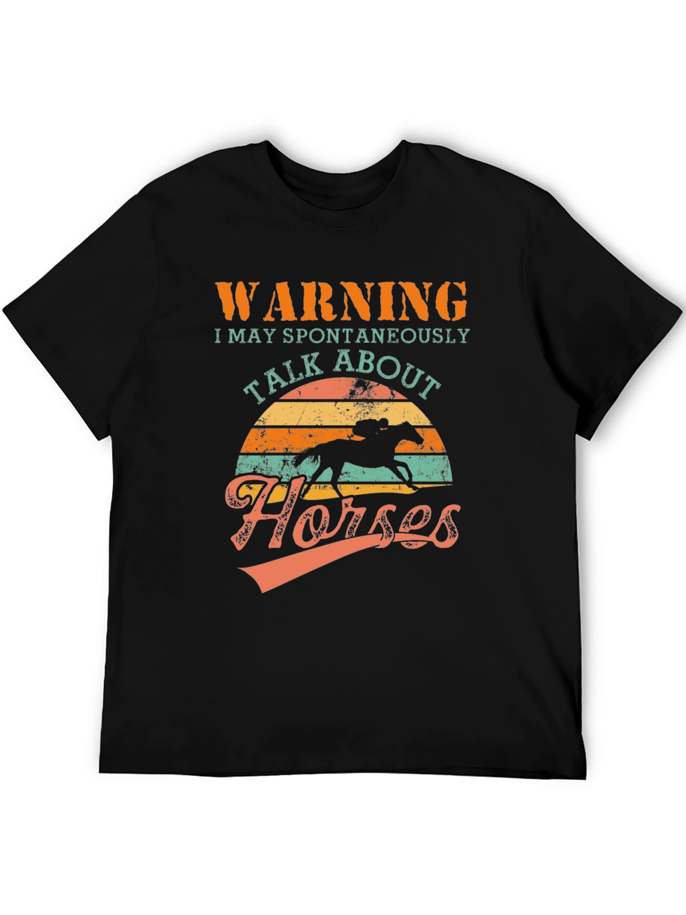 Warning: Spontaneous Horses T-Shirt