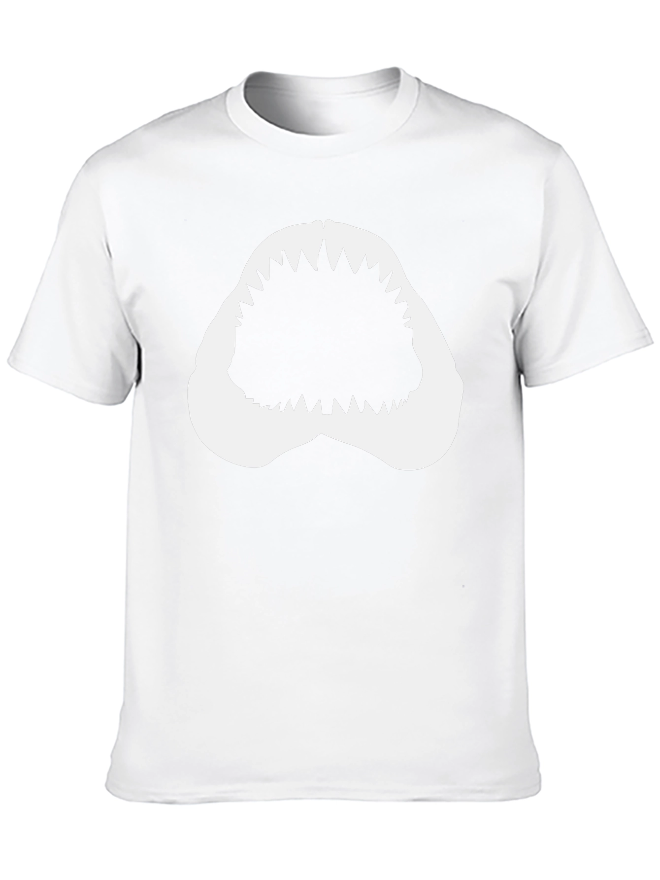 Shark Teeth Graphic Black T-Shirt