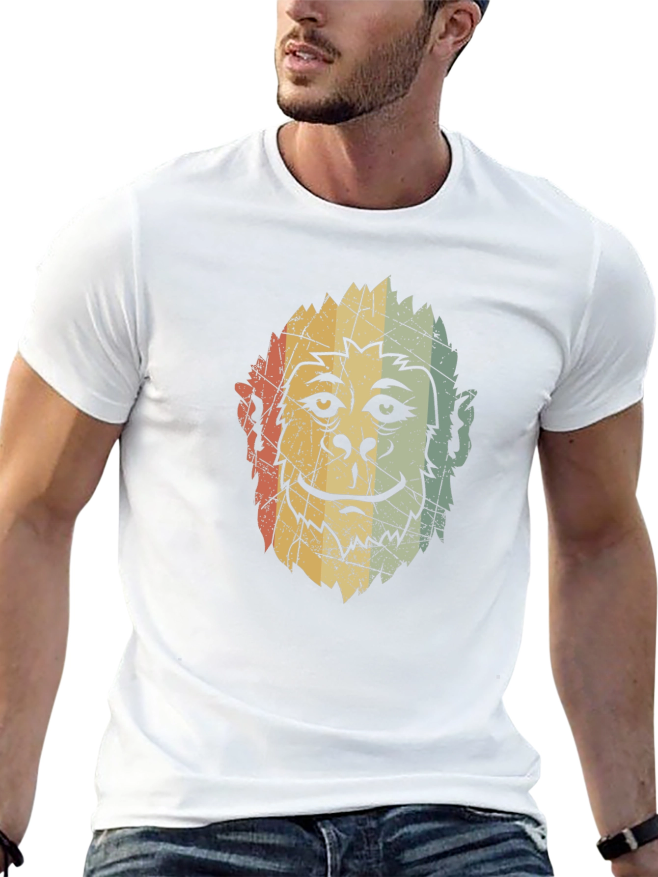 Retro Bigfoot T-Shirt - Sasquatch Graphic Tee